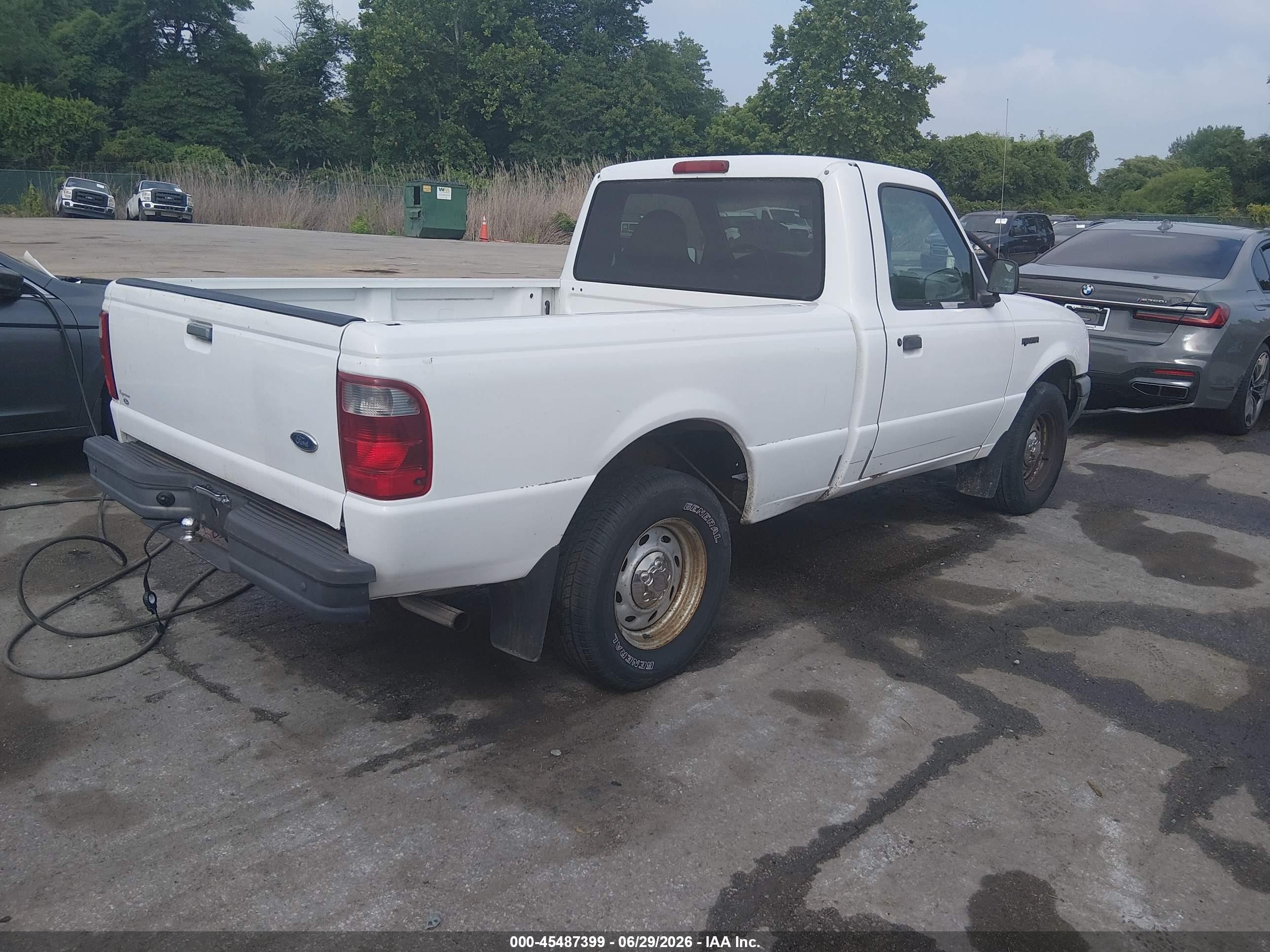 2001 Ford Ranger Xl/xlt White vin: 1FTYR10C51TA34041
