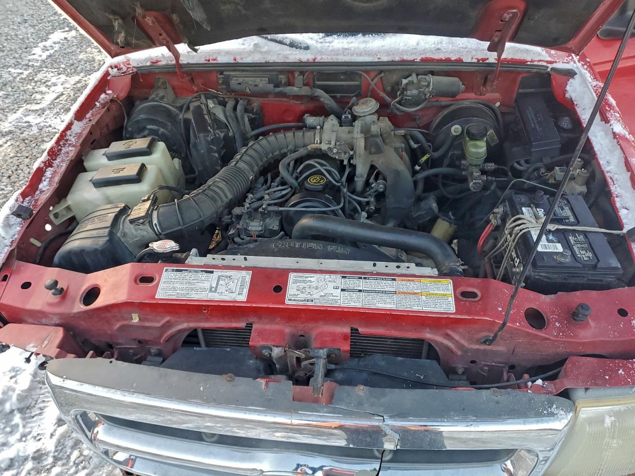 1998 Ford Ranger Burgundy vin: 1FTYR10C5WPA65175
