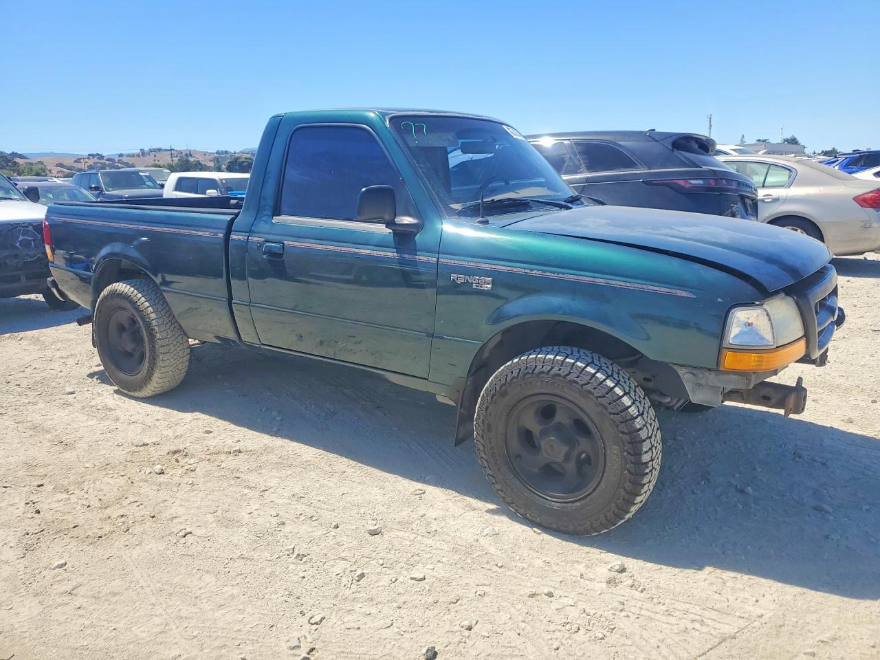 1998 Ford Ranger Green vin: 1FTYR10C5WPA86916