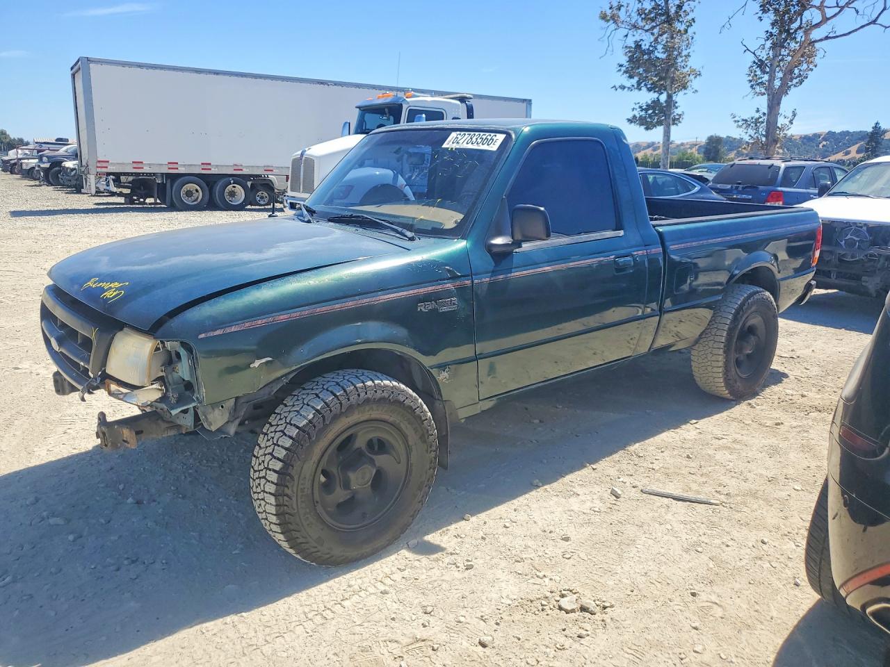 1998 Ford Ranger Green vin: 1FTYR10C5WPA86916