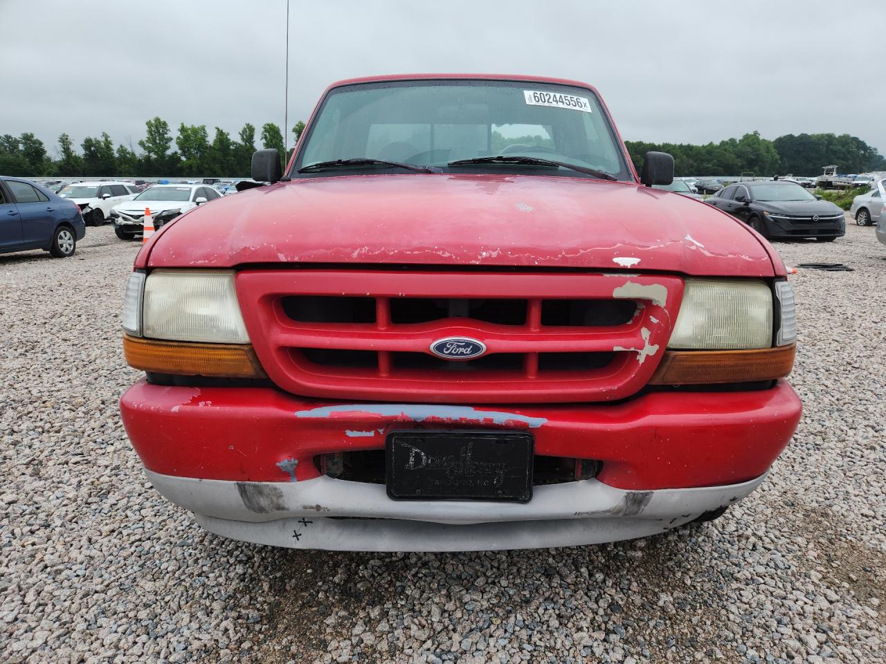 1999 Ford Ranger Red vin: 1FTYR10C5XTA95186