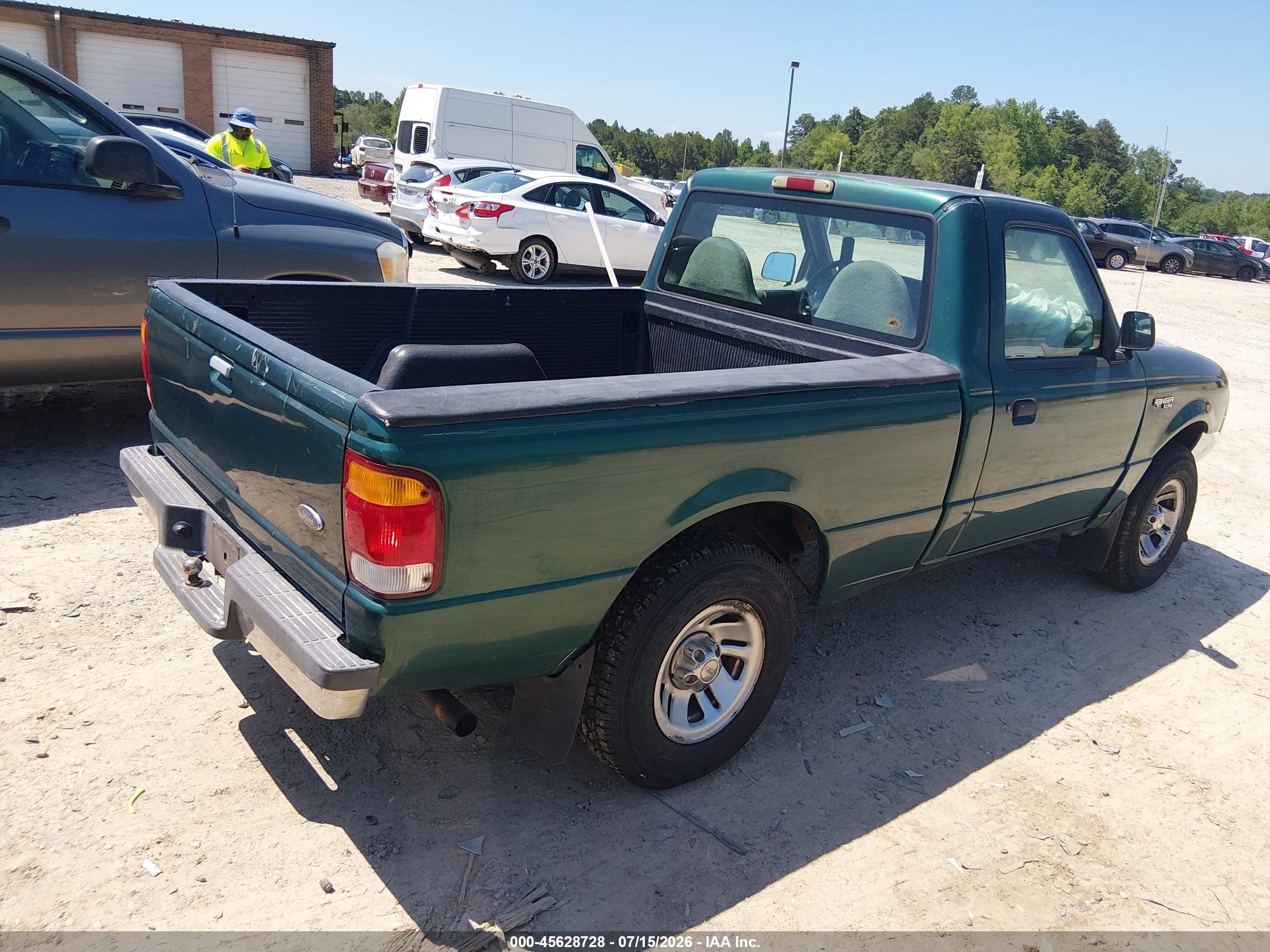 1999 Ford Ranger Xl/xlt Green vin: 1FTYR10C5XUA58102