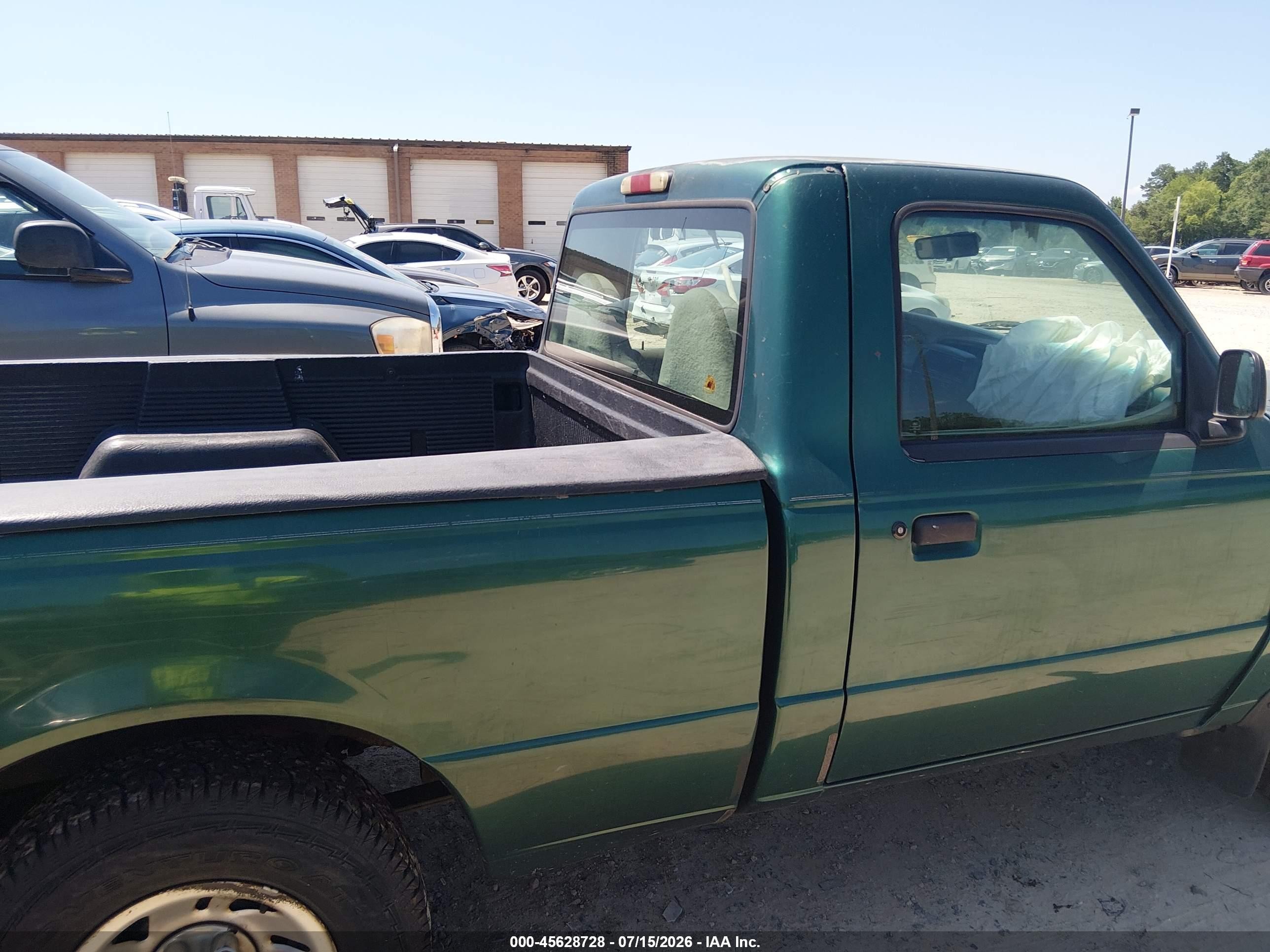 1999 Ford Ranger Xl/xlt Green vin: 1FTYR10C5XUA58102