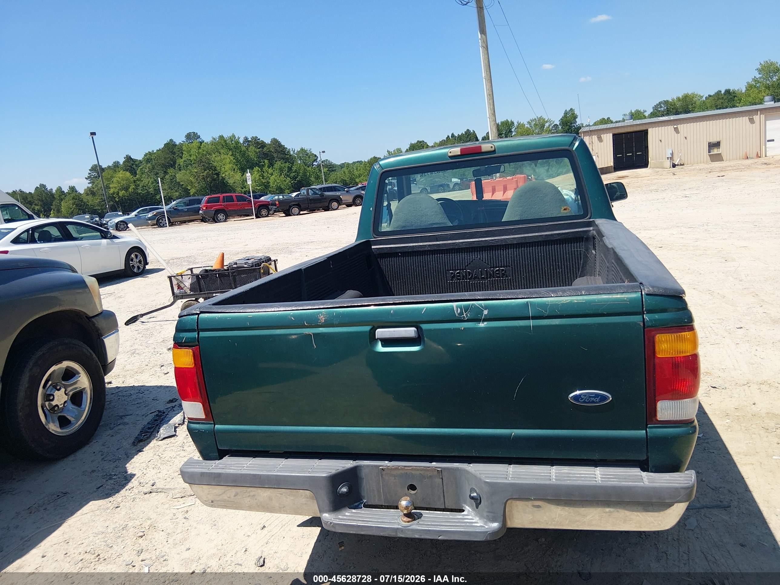 1999 Ford Ranger Xl/xlt Green vin: 1FTYR10C5XUA58102