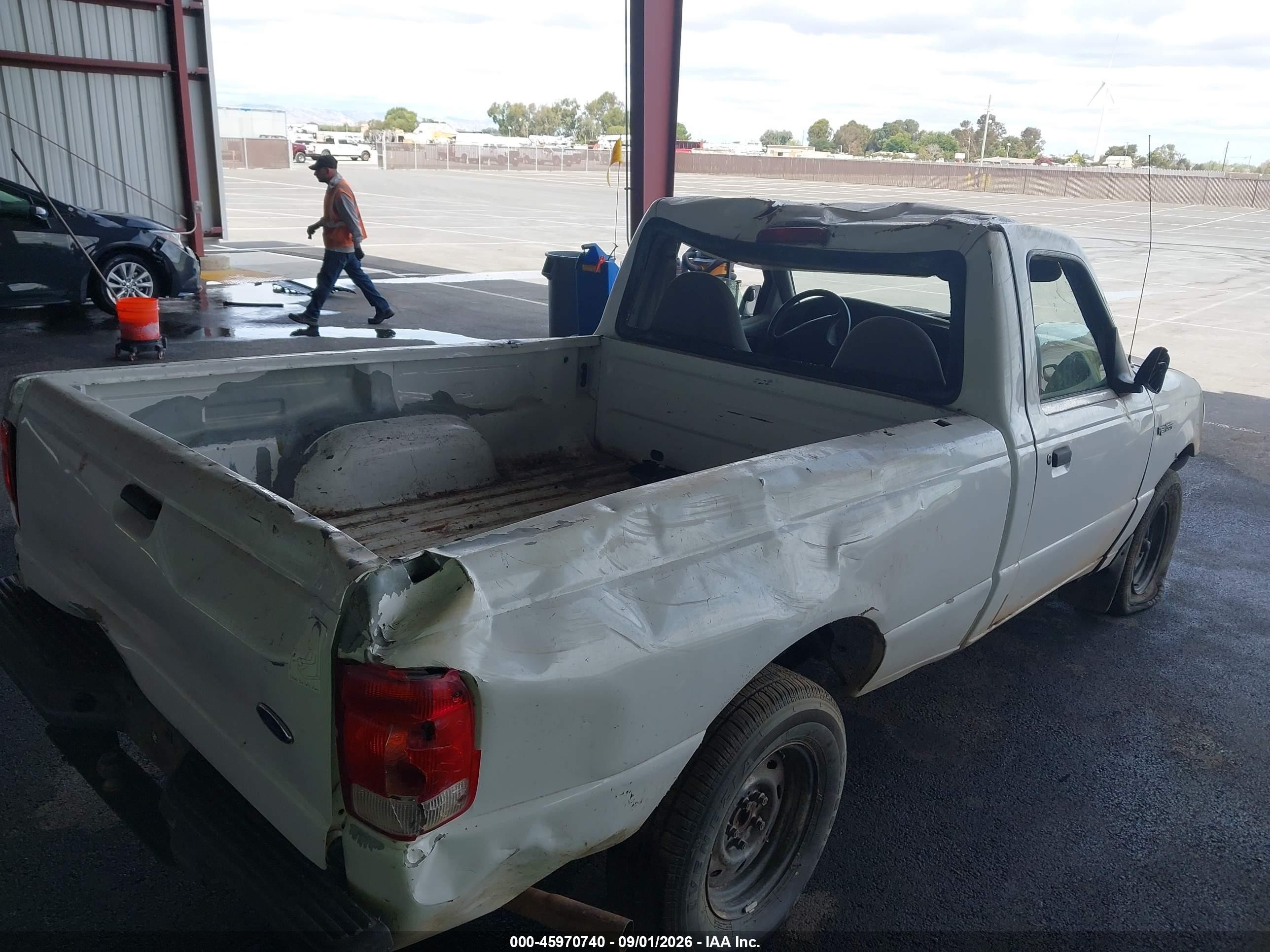 2000 Ford Ranger Xl/xlt White vin: 1FTYR10C5YTB41651