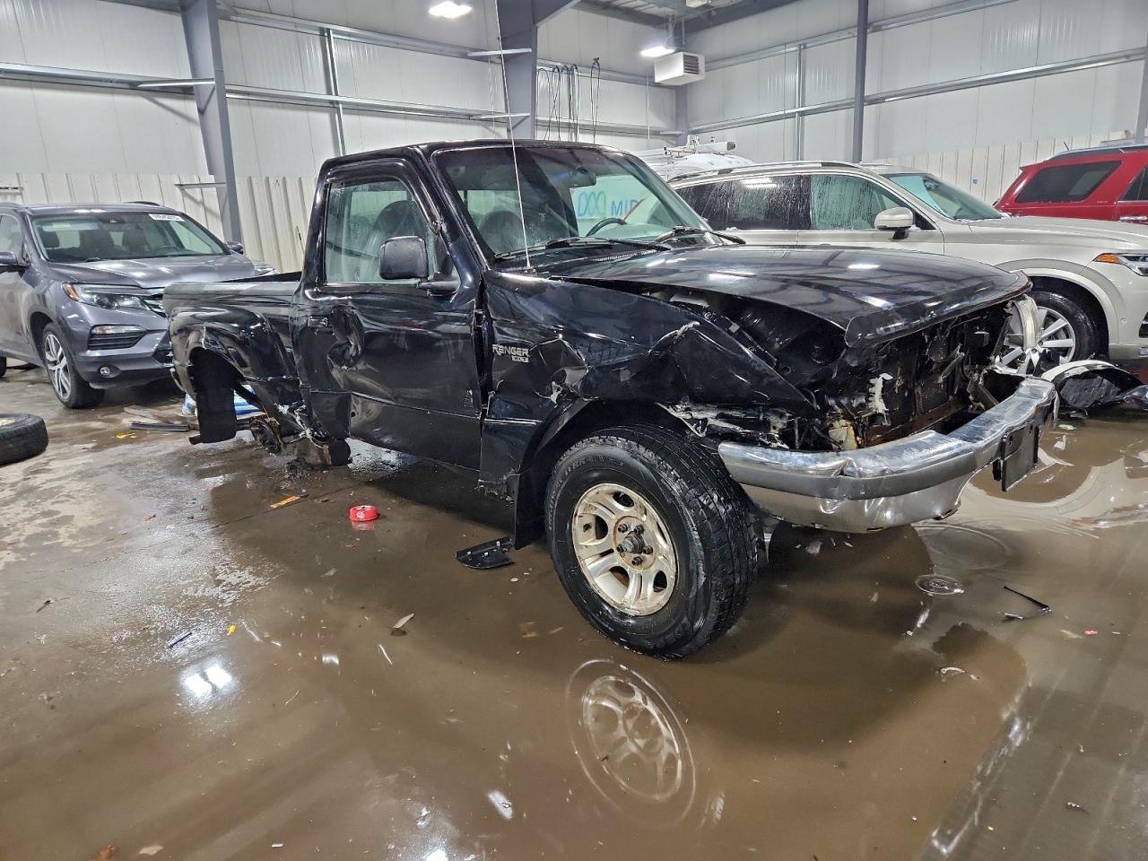 1998 Ford Ranger Black vin: 1FTYR10C6WPA55481