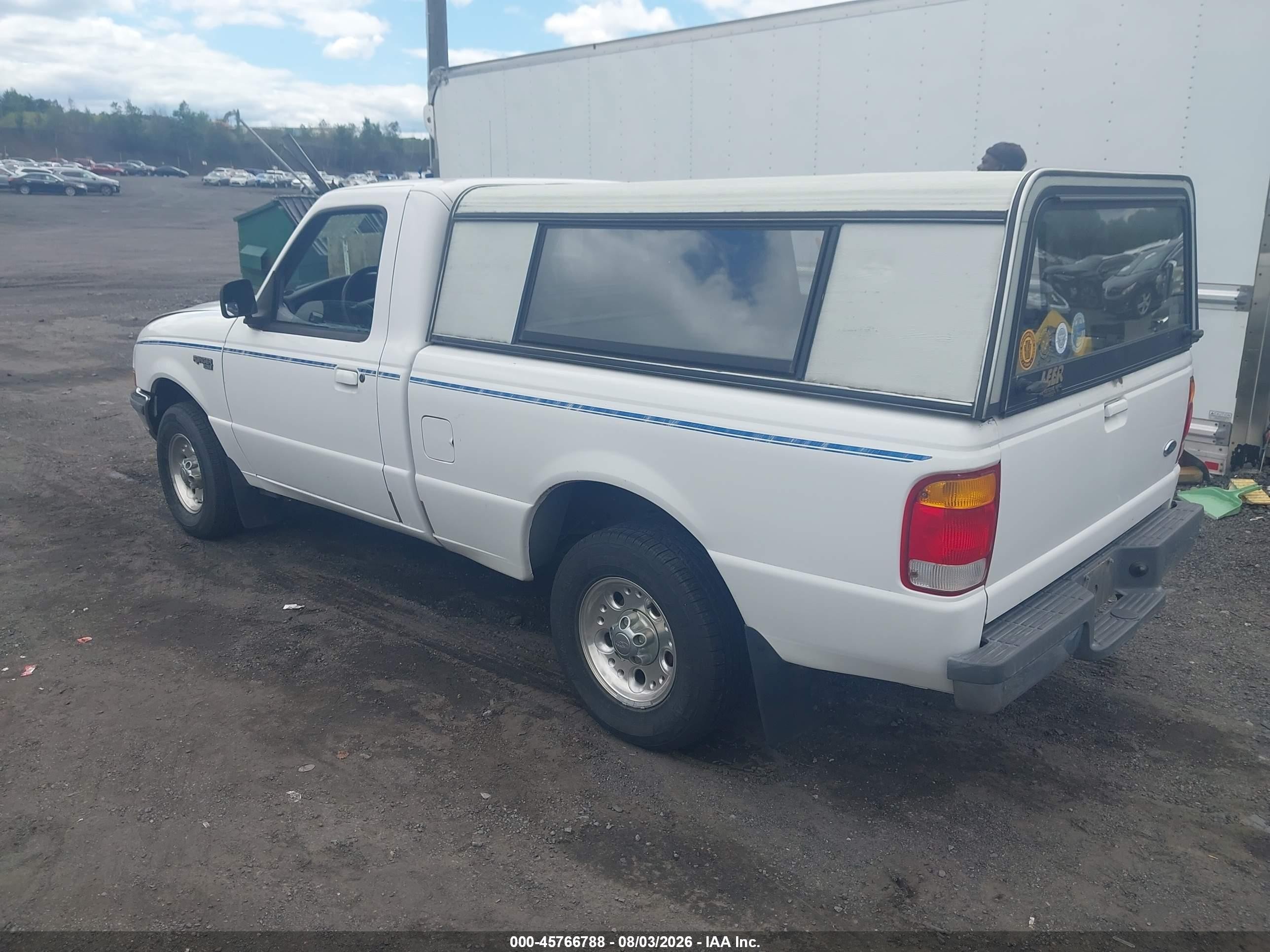 1998 Ford Ranger Splash/xl/xlt White vin: 1FTYR10C6WUD06999