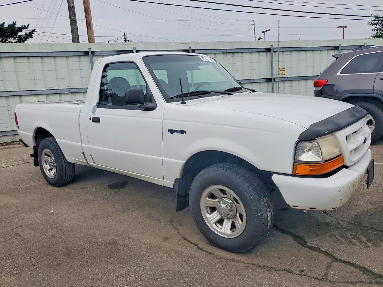 2000 Ford Ranger White vin: 1FTYR10C6YPA50266
