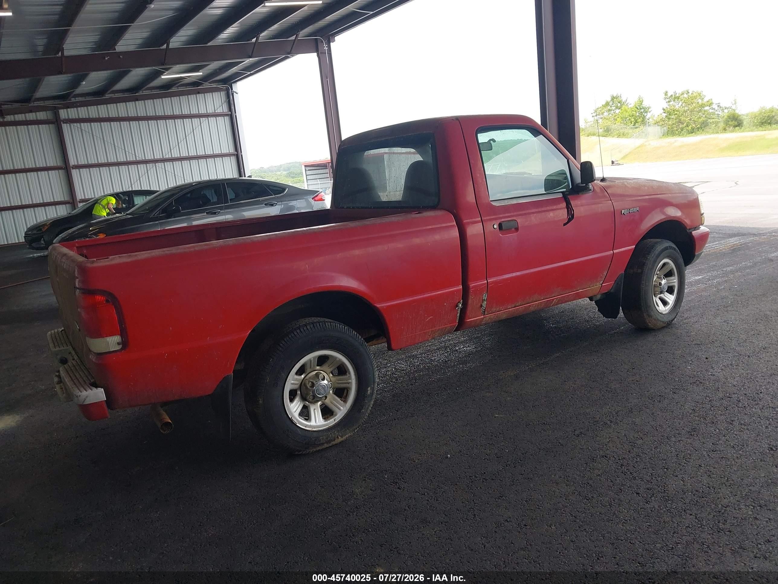 2000 Ford Ranger Xl/xlt Red vin: 1FTYR10C6YPB57320