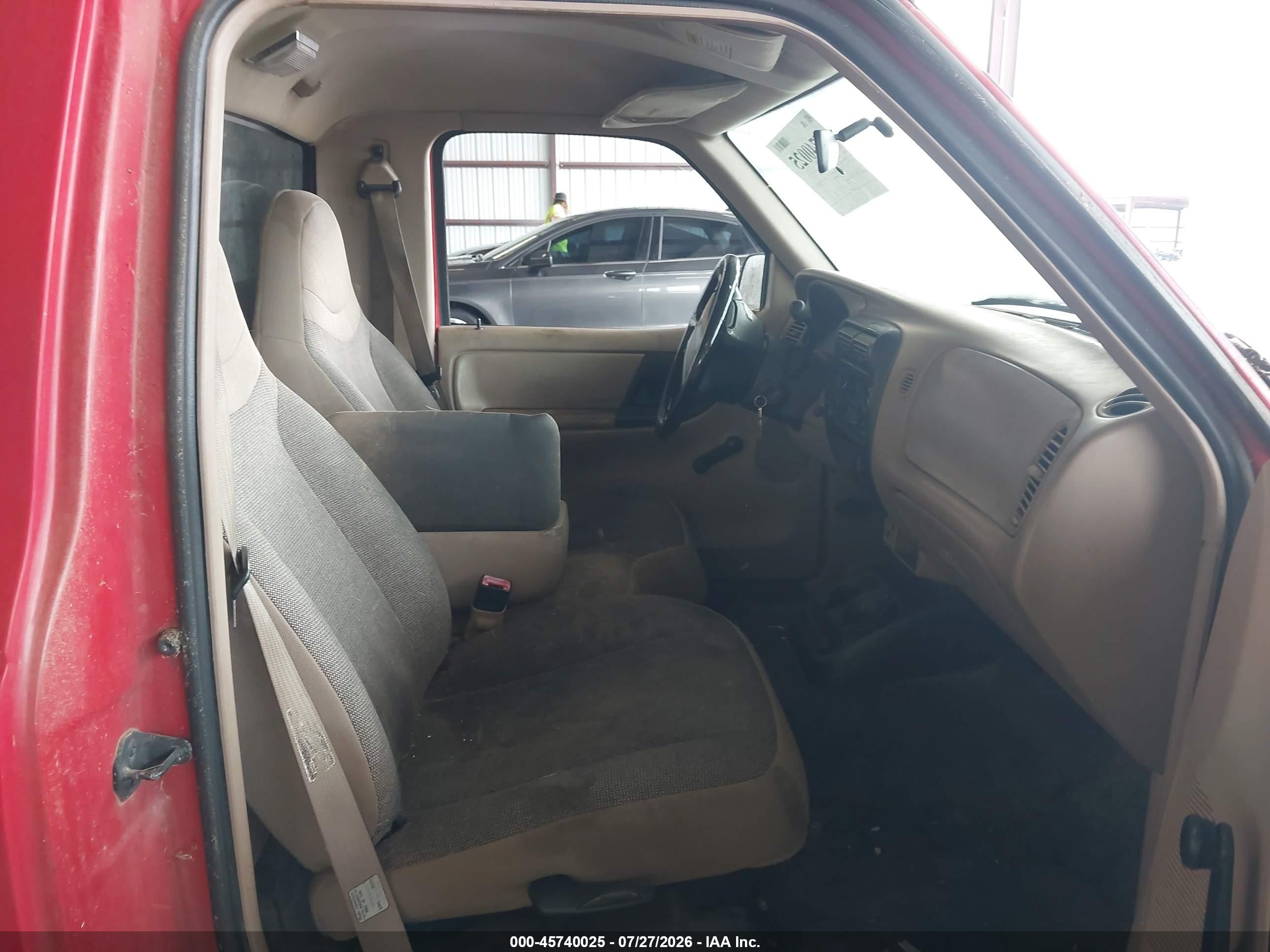 2000 Ford Ranger Xl/xlt Red vin: 1FTYR10C6YPB57320