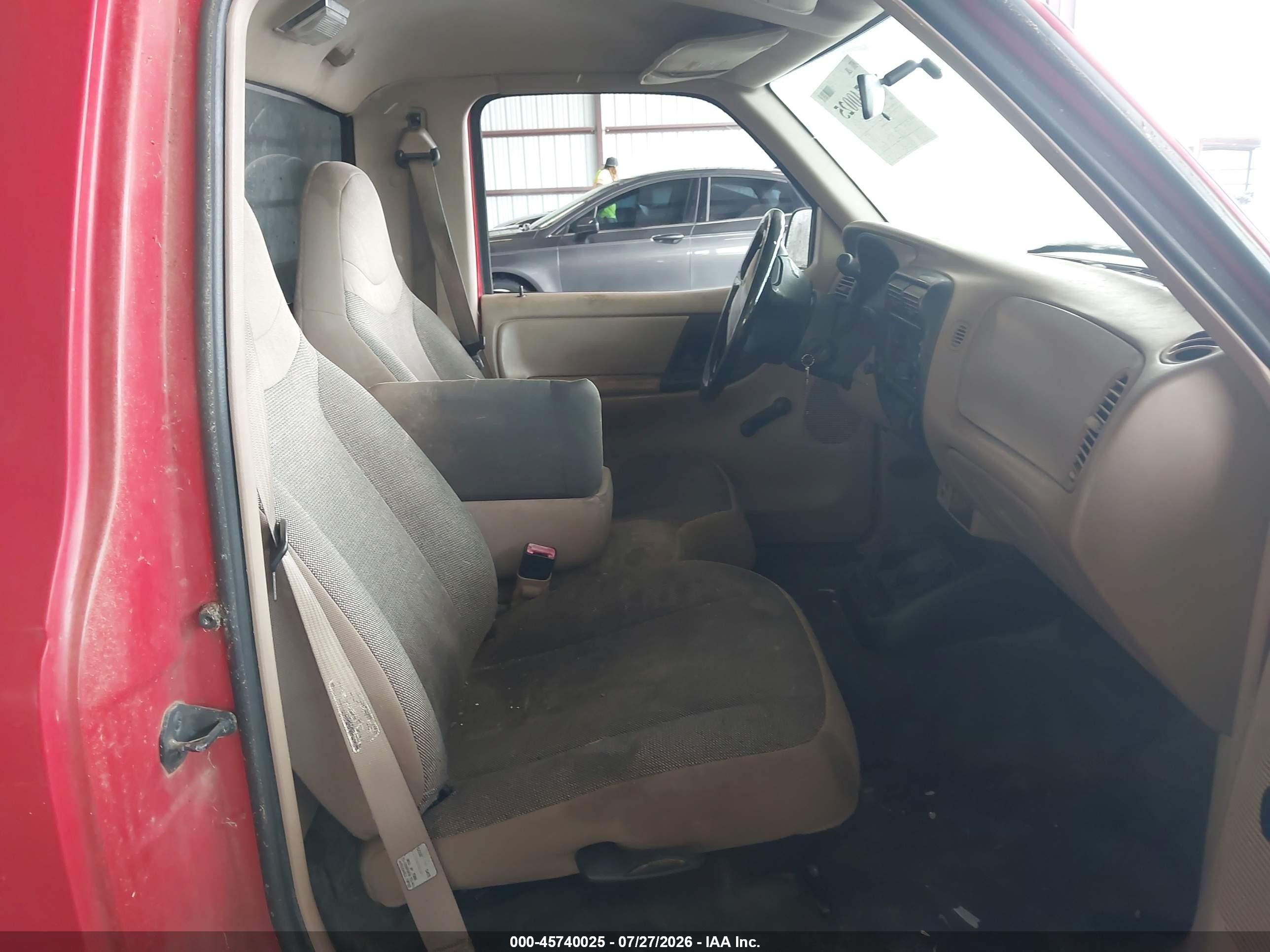 2000 Ford Ranger Xl/xlt Red vin: 1FTYR10C6YPB57320