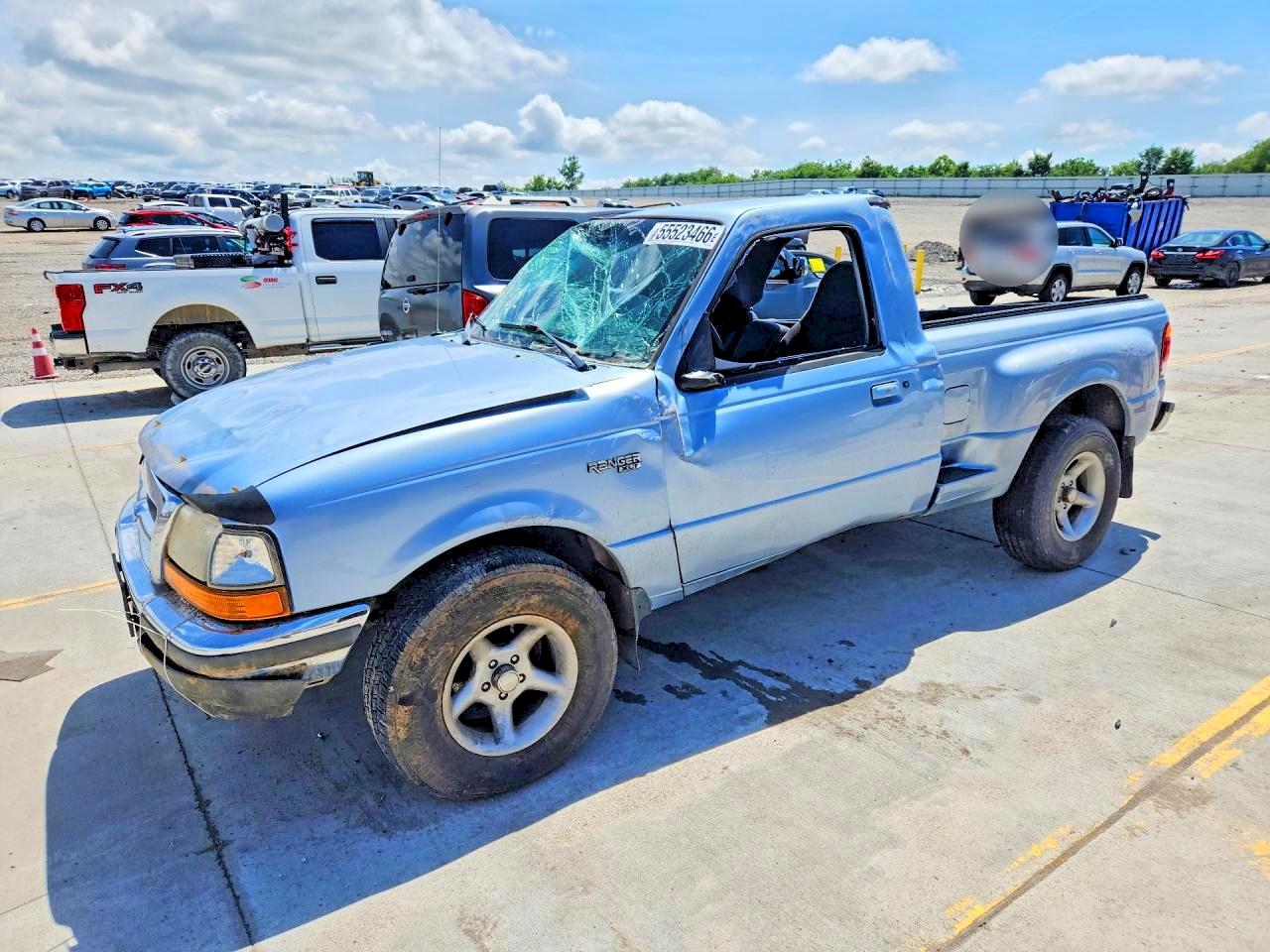 1998 Ford Ranger Синий vin: 1FTYR10C7WPA77764