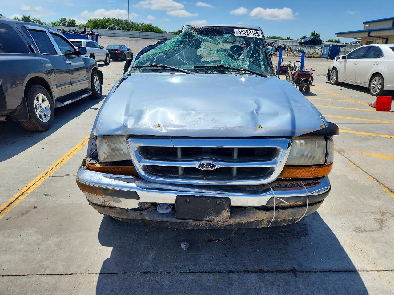 1998 Ford Ranger Blue vin: 1FTYR10C7WPA77764