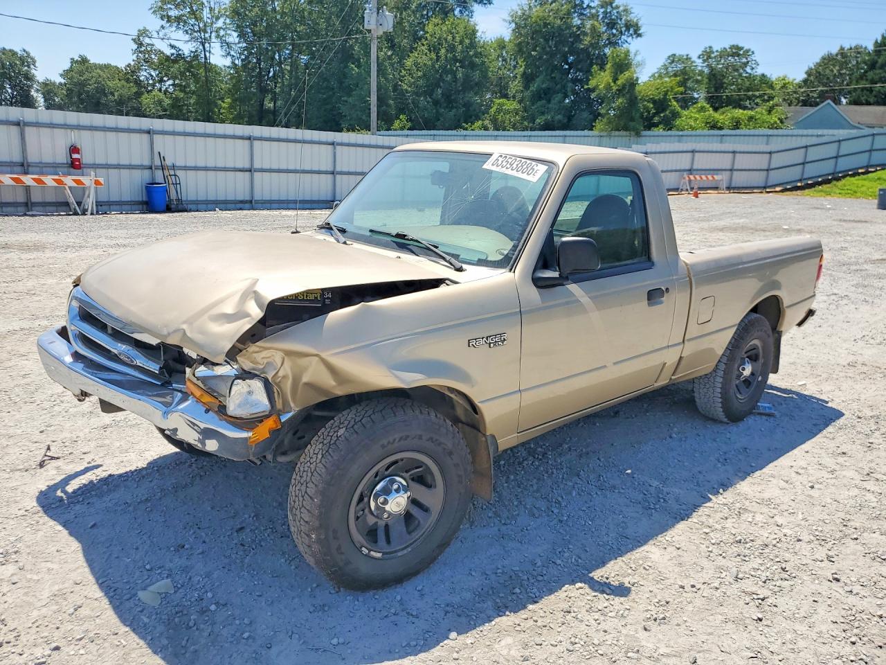 1999 Ford Ranger Бежевый vin: 1FTYR10C7XUB96790