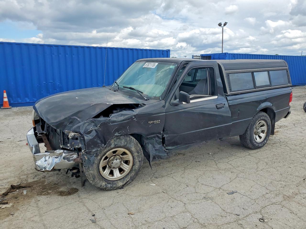 2000 Ford Ranger Black vin: 1FTYR10C7YPA57307