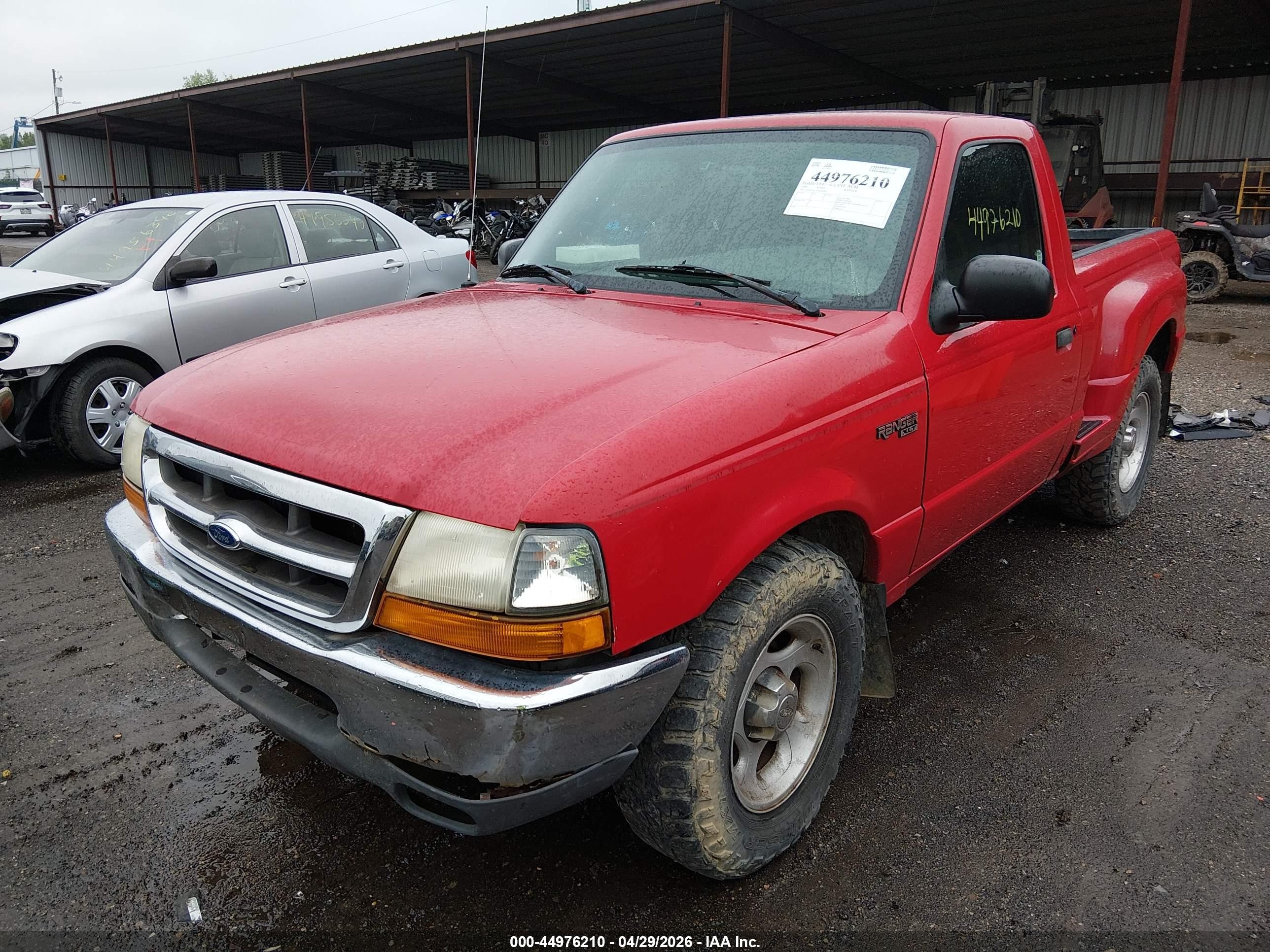2000 Ford Ranger Xl/xlt Red vin: 1FTYR10C7YTB30585