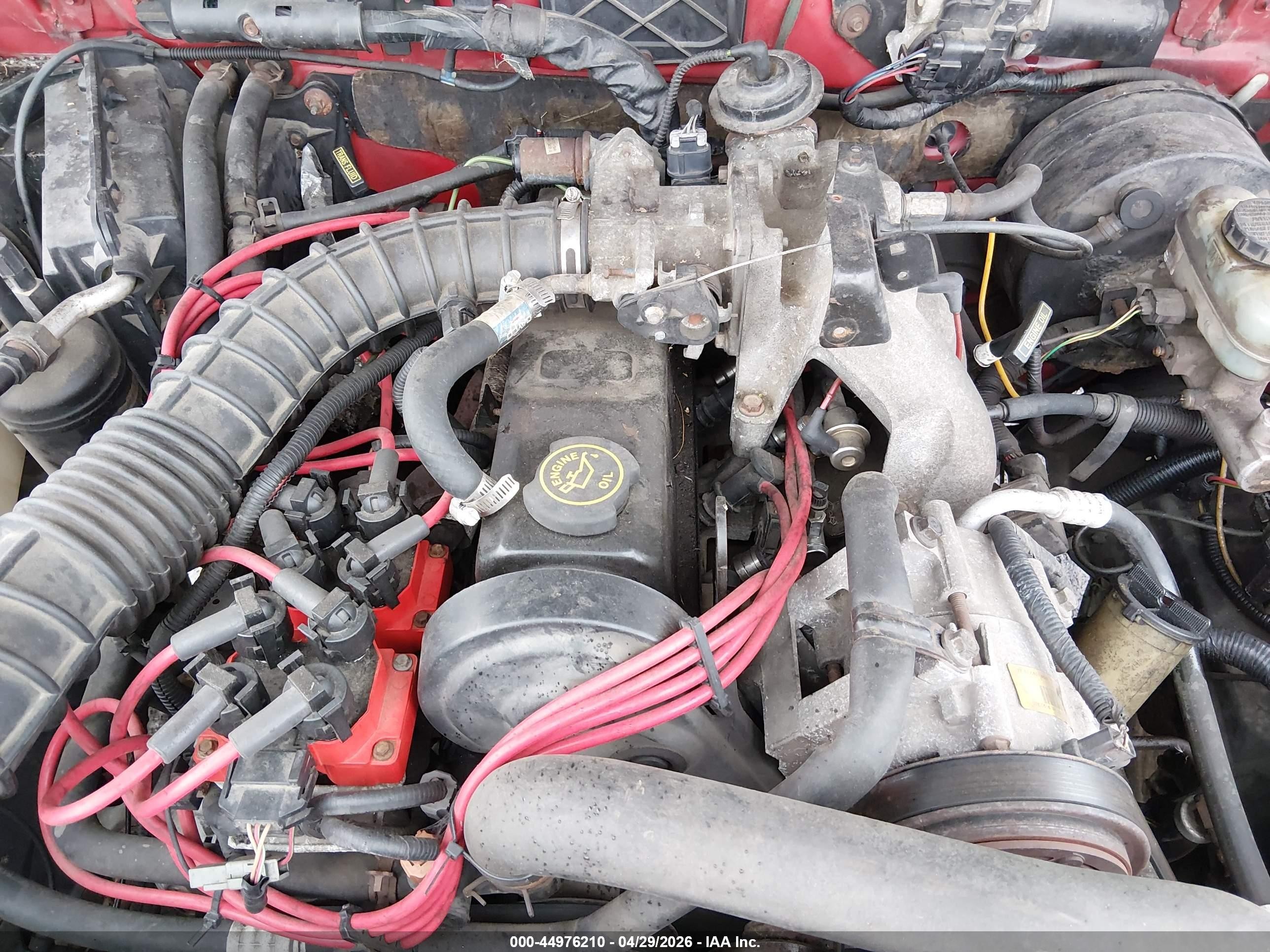 2000 Ford Ranger Xl/xlt Red vin: 1FTYR10C7YTB30585
