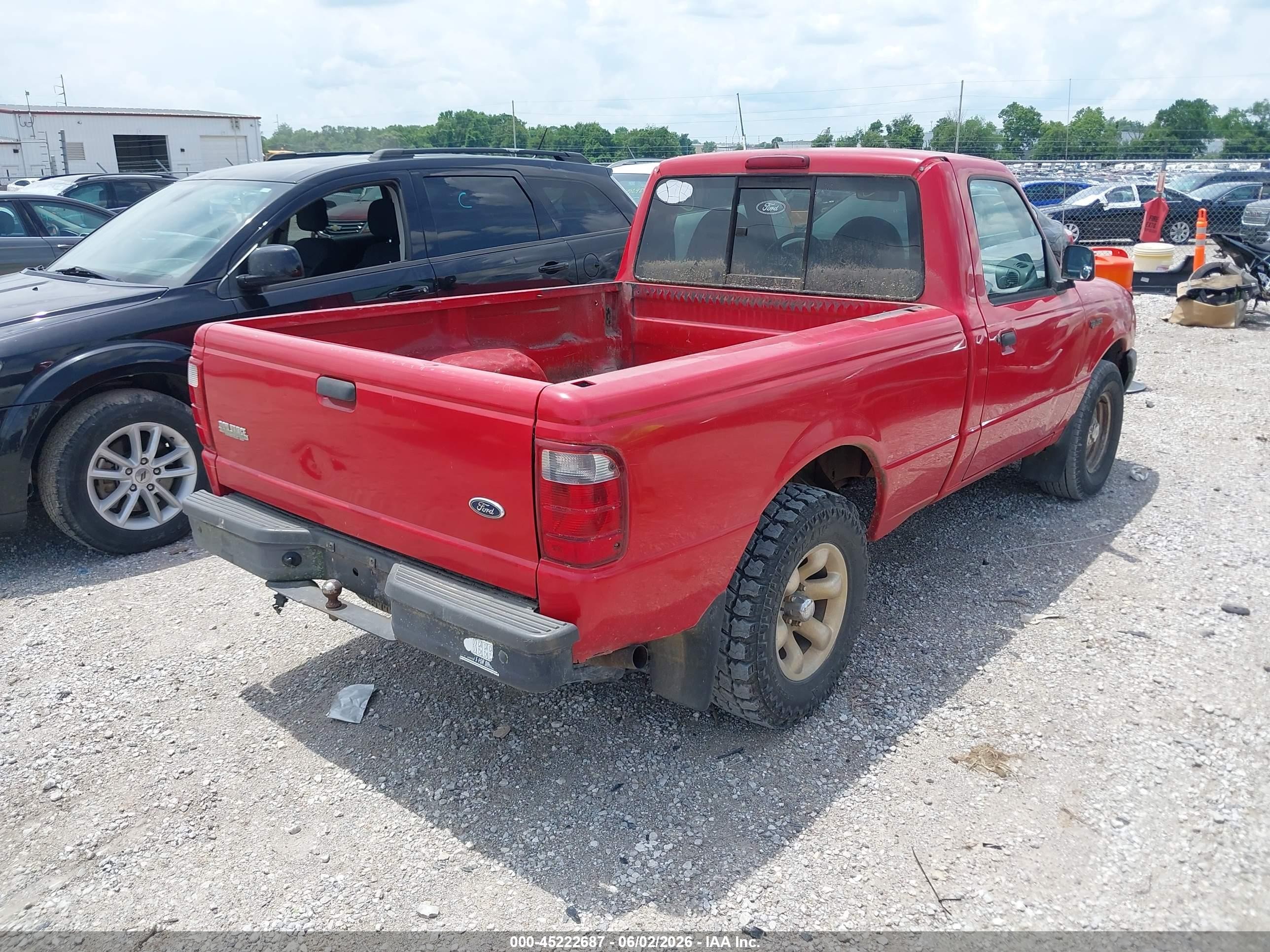 2001 Ford Ranger Xl/xlt Красный vin: 1FTYR10C81PA22118