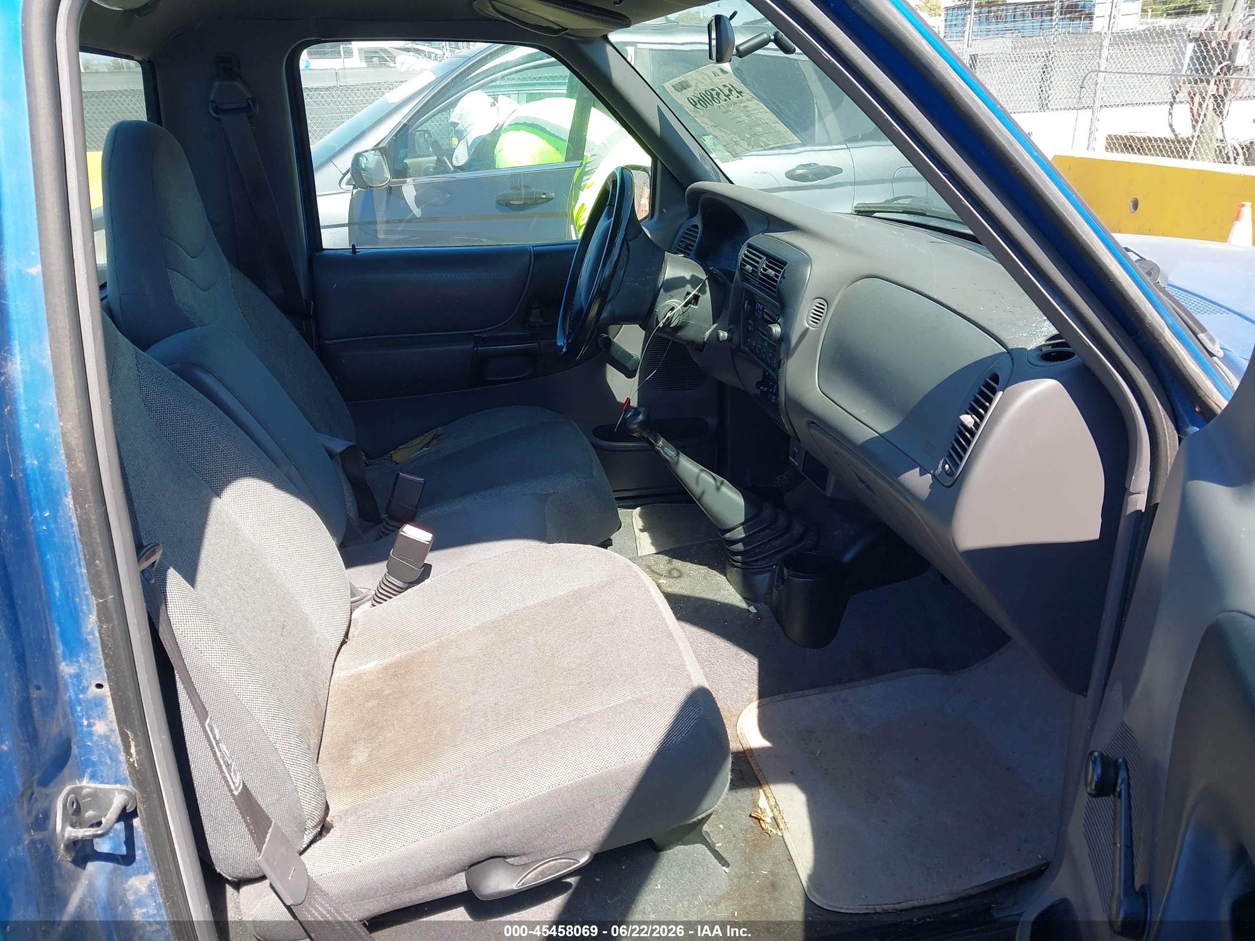 2001 Ford Ranger Xl/xlt Blue vin: 1FTYR10C81PA35760