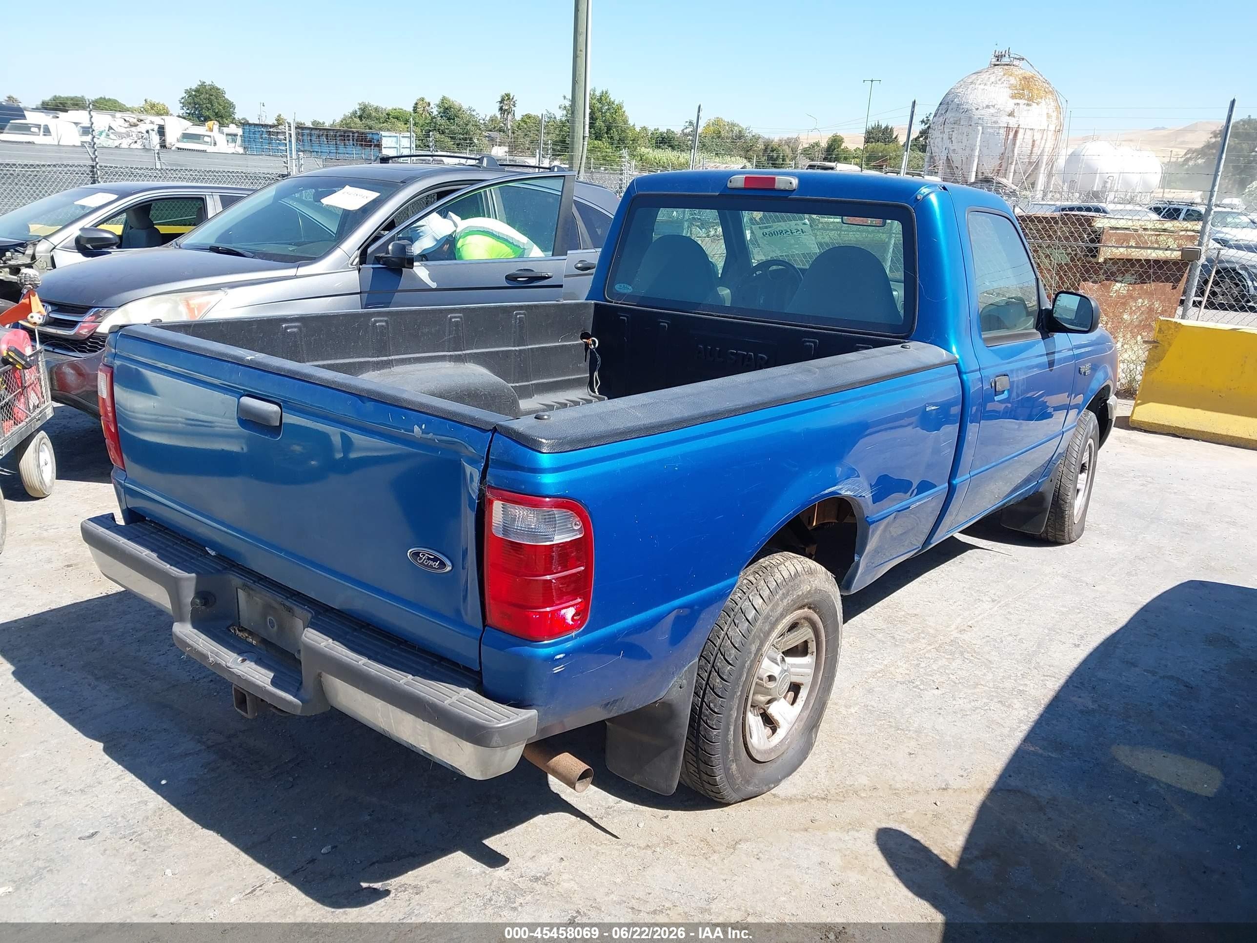 2001 Ford Ranger Xl/xlt Blue vin: 1FTYR10C81PA35760