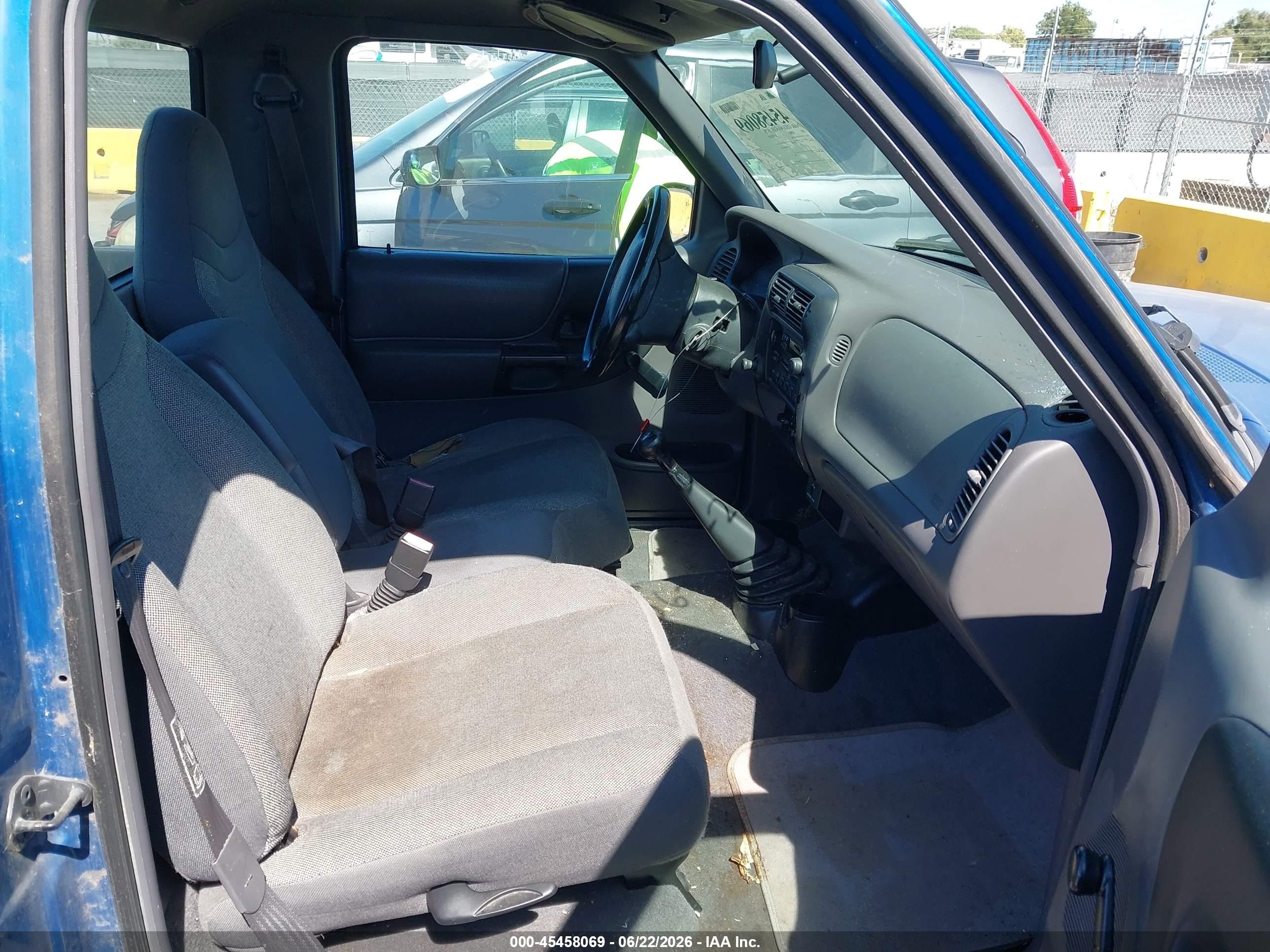 2001 Ford Ranger Xl/xlt Blue vin: 1FTYR10C81PA35760