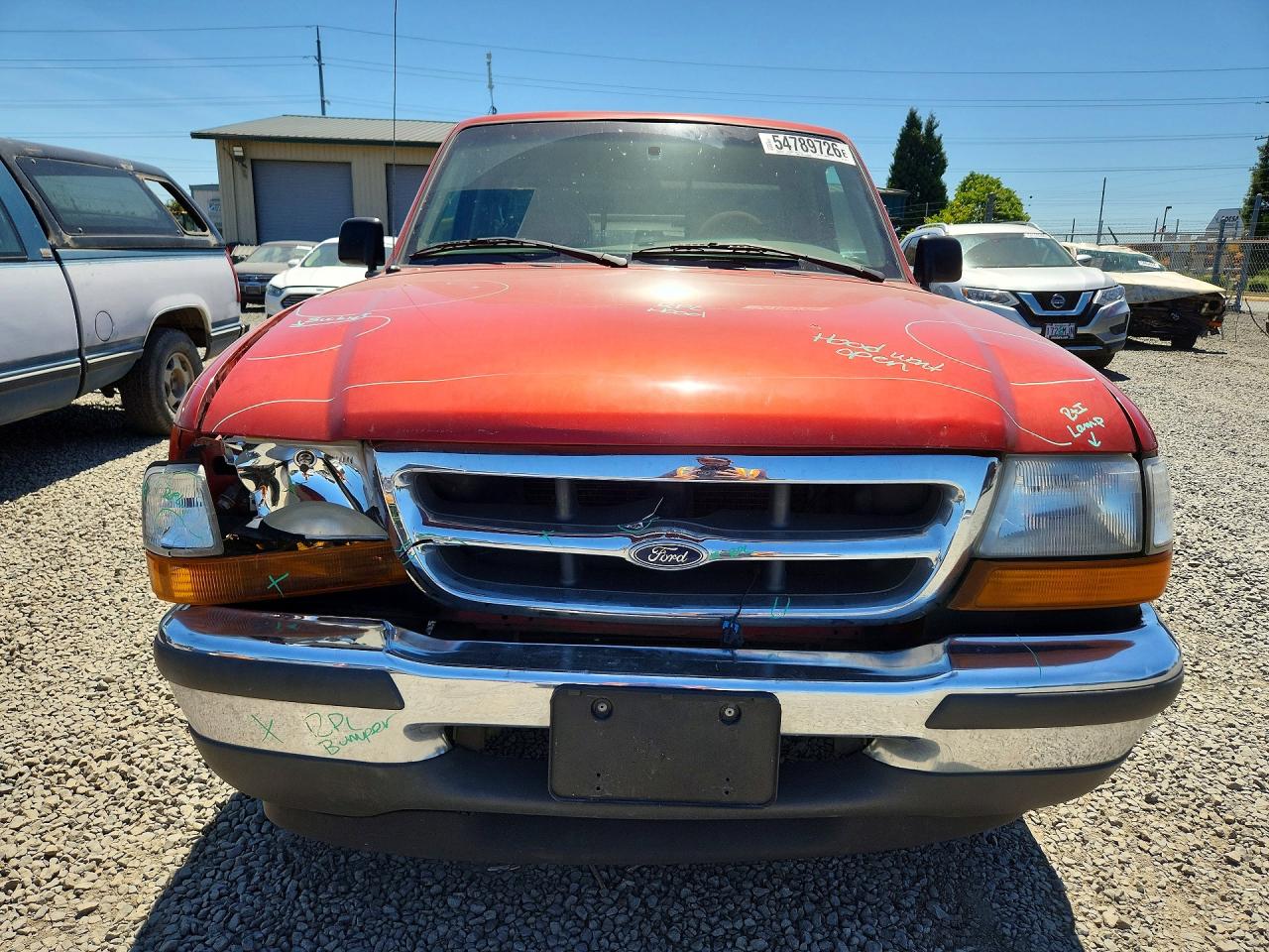 1998 Ford Ranger Red vin: 1FTYR10C8WPA98719