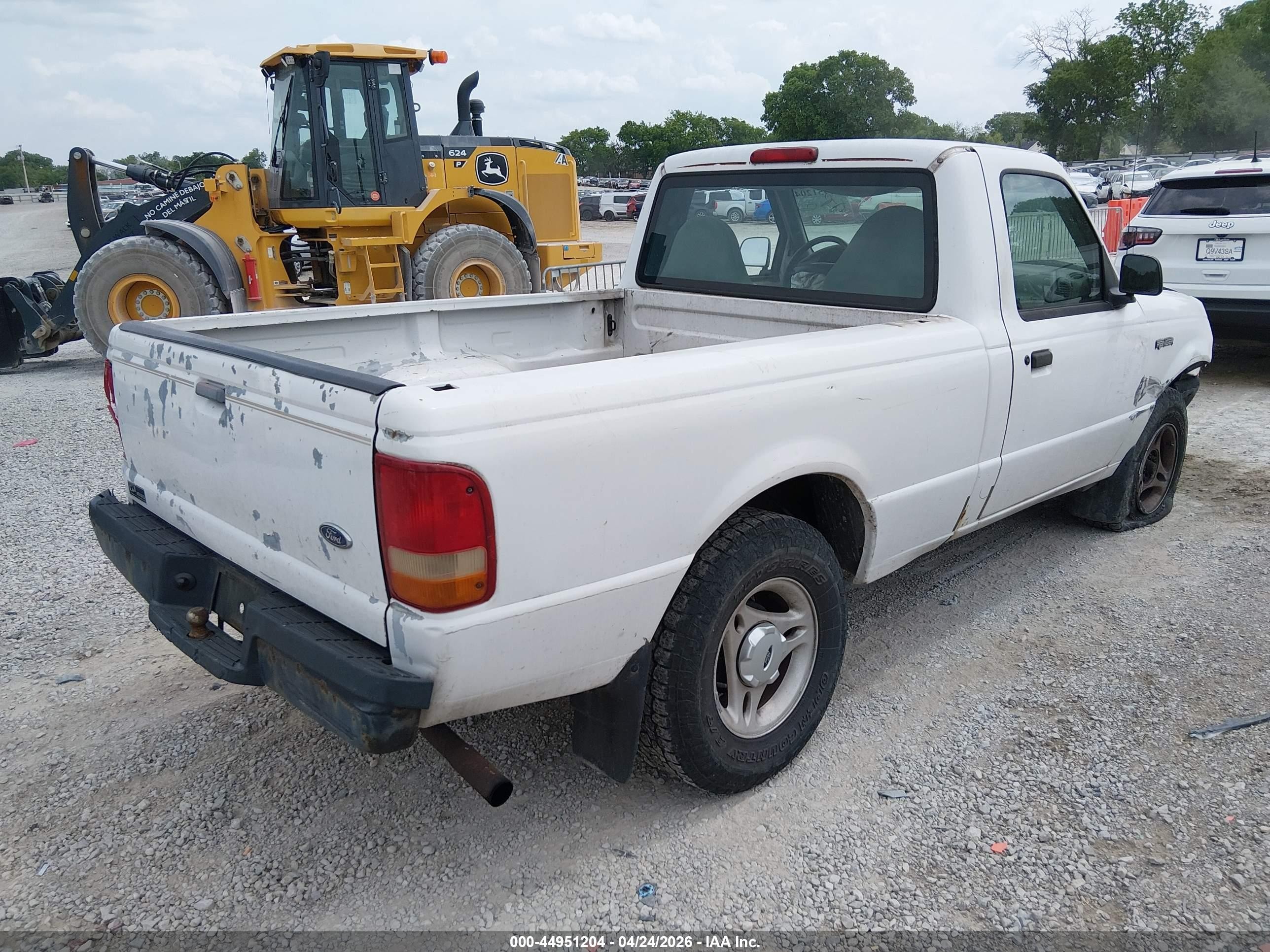 1998 Ford Ranger Splash/xl/xlt White vin: 1FTYR10C8WUA66371