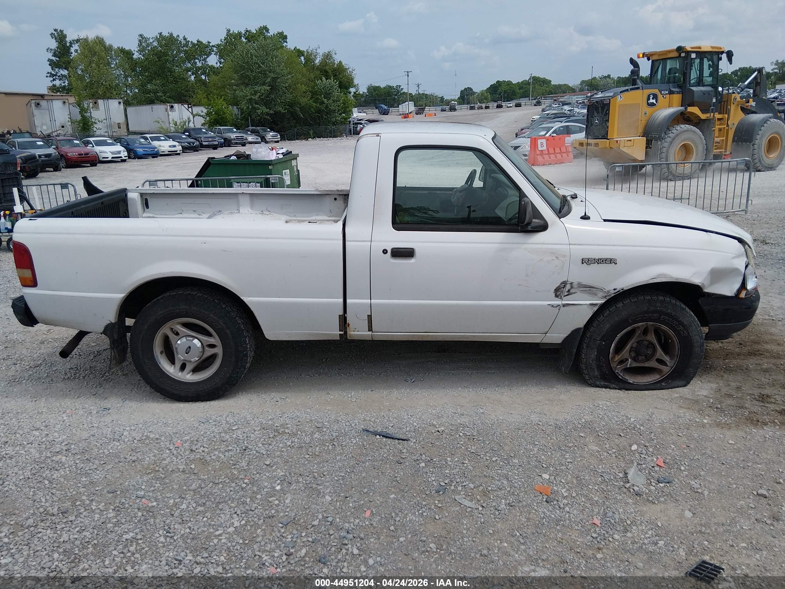 1998 Ford Ranger Splash/xl/xlt White vin: 1FTYR10C8WUA66371