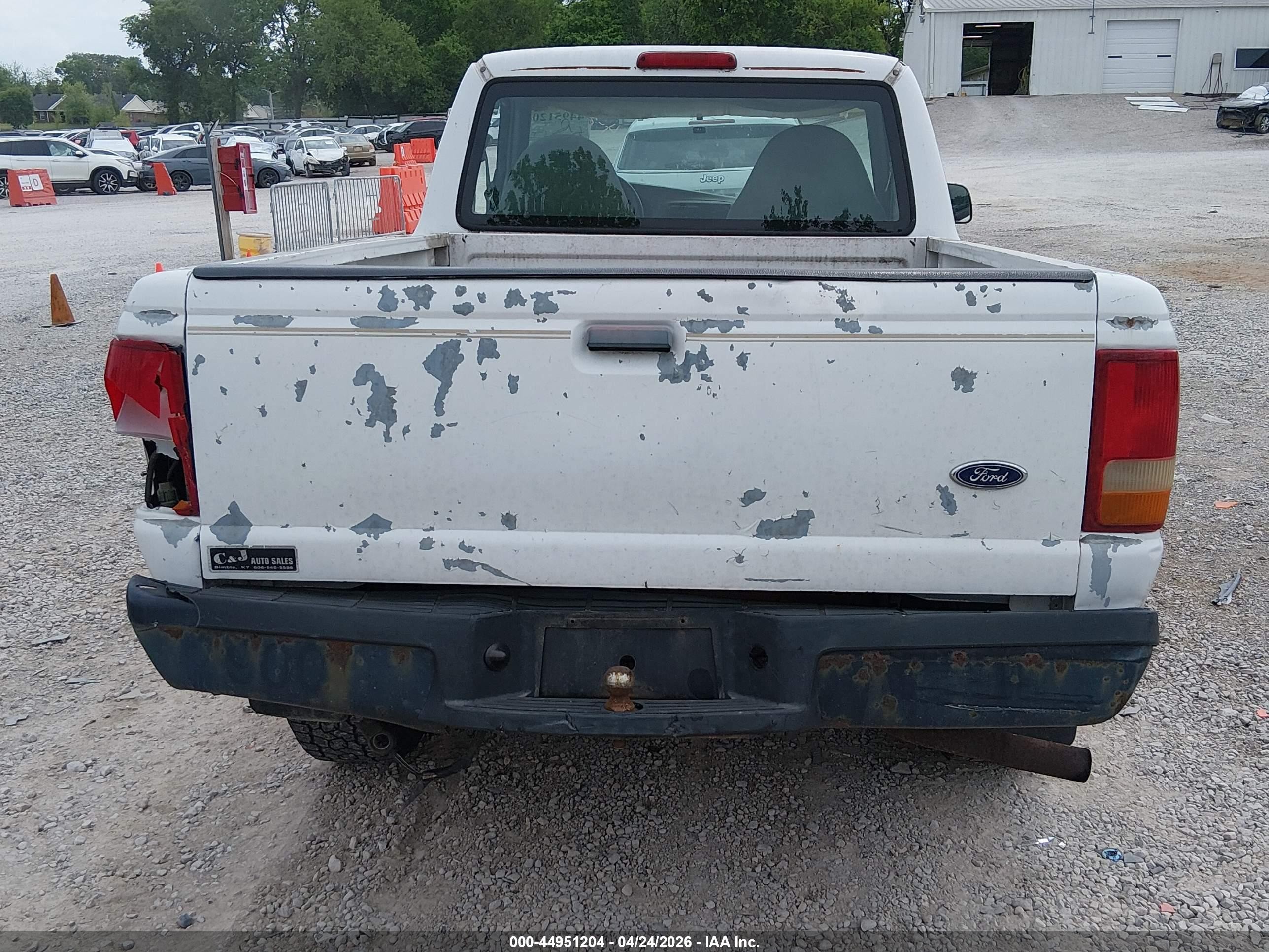 1998 Ford Ranger Splash/xl/xlt White vin: 1FTYR10C8WUA66371