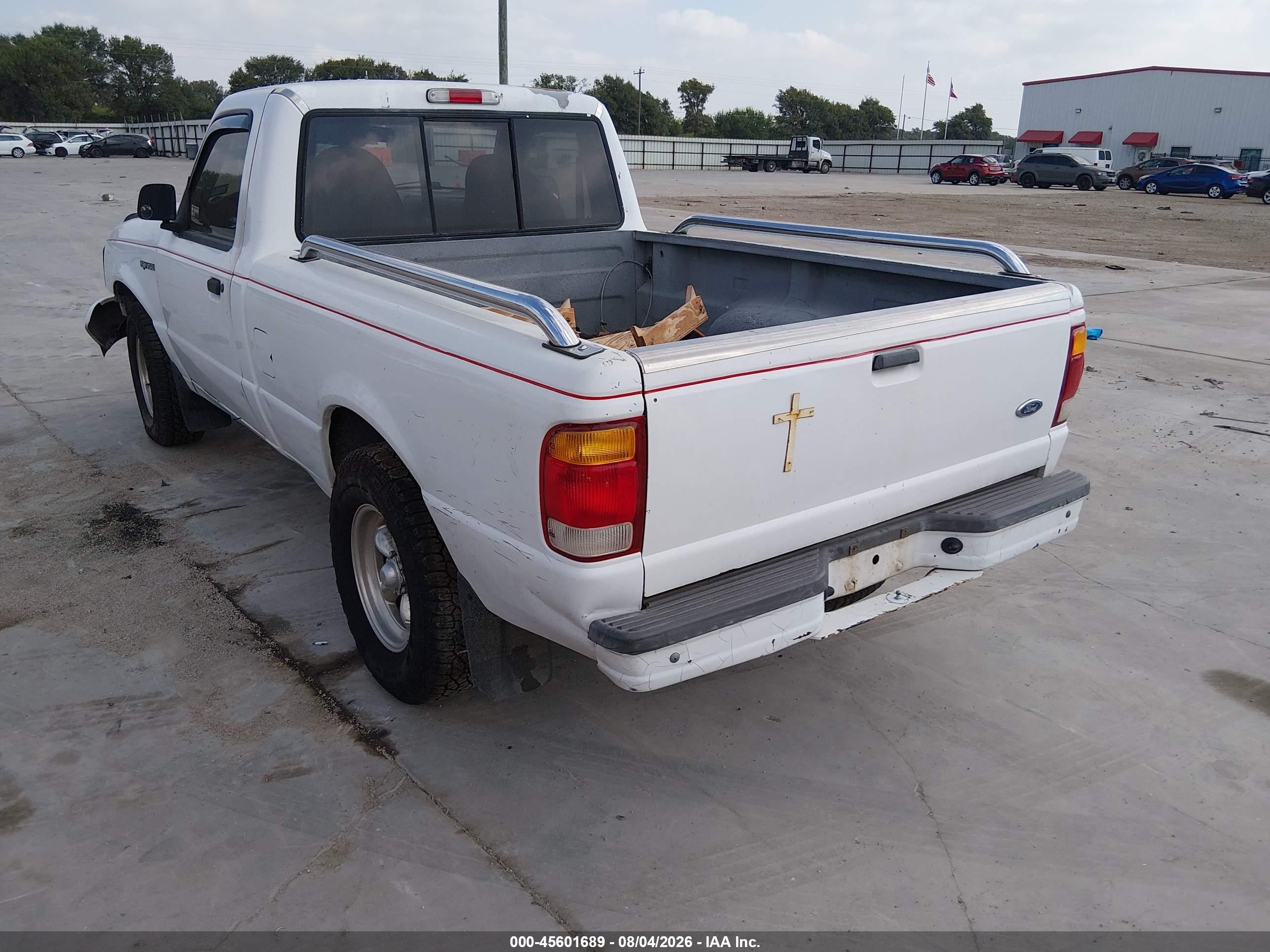 1999 Ford Ranger Xl/xlt White vin: 1FTYR10C8XTA11989