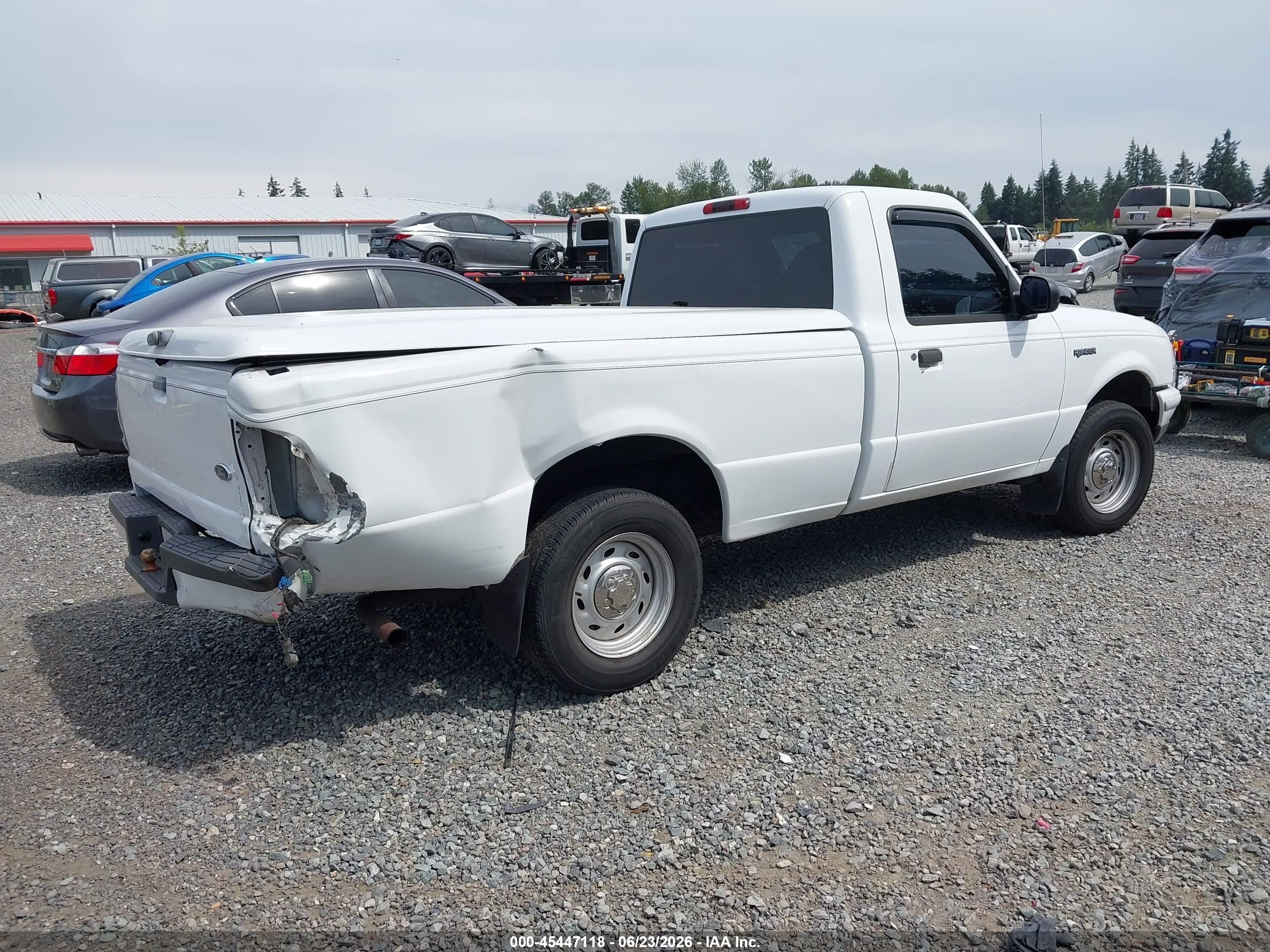2000 Ford Ranger Xl/xlt White vin: 1FTYR10C8YPA65528