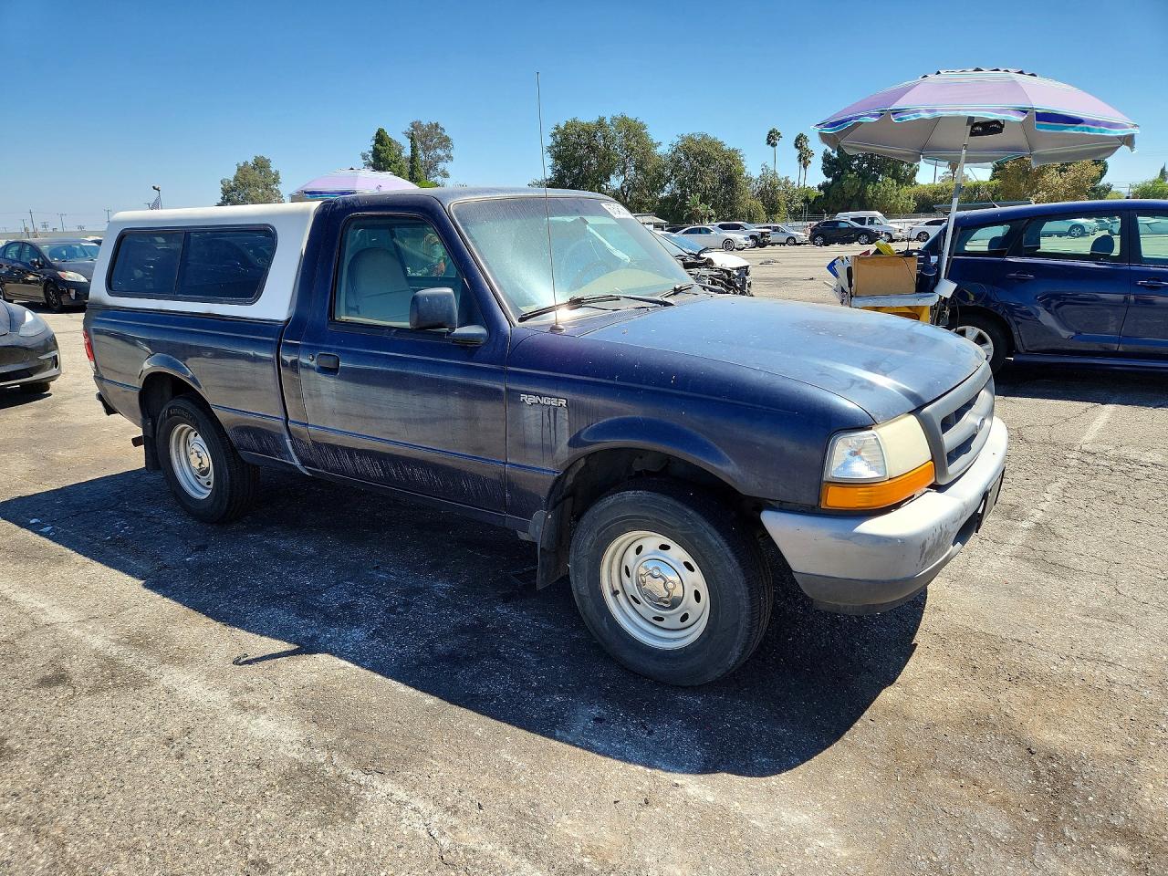 2000 Ford Ranger Blue vin: 1FTYR10C8YPA66372