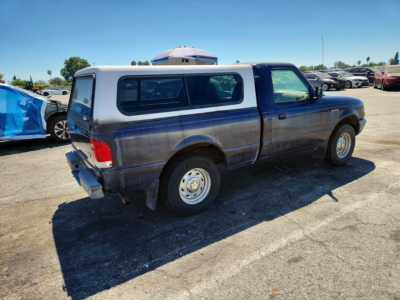 2000 Ford Ranger Blue vin: 1FTYR10C8YPA66372