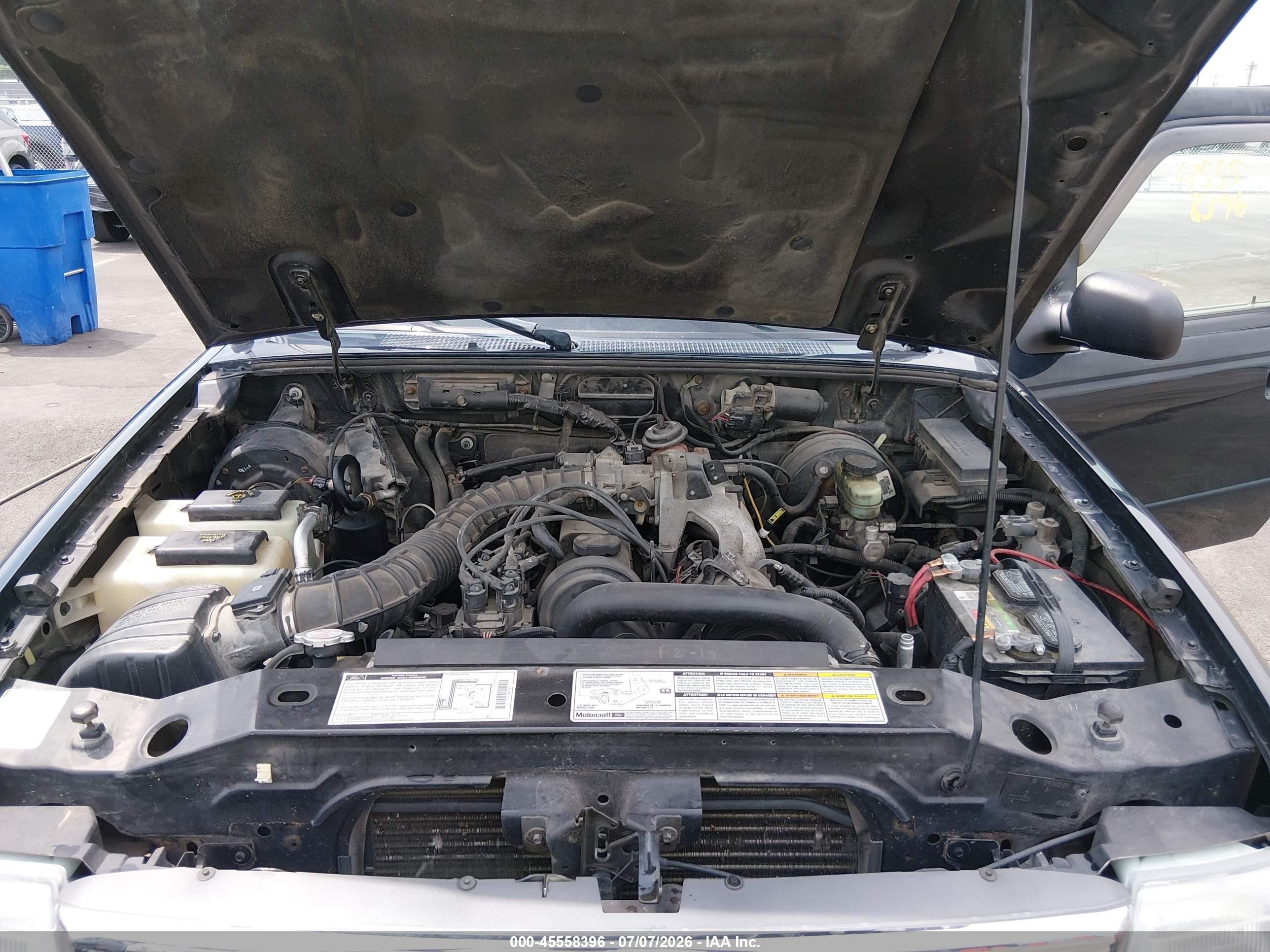 2000 Ford Ranger Xl/xlt Черный vin: 1FTYR10C8YPB77245