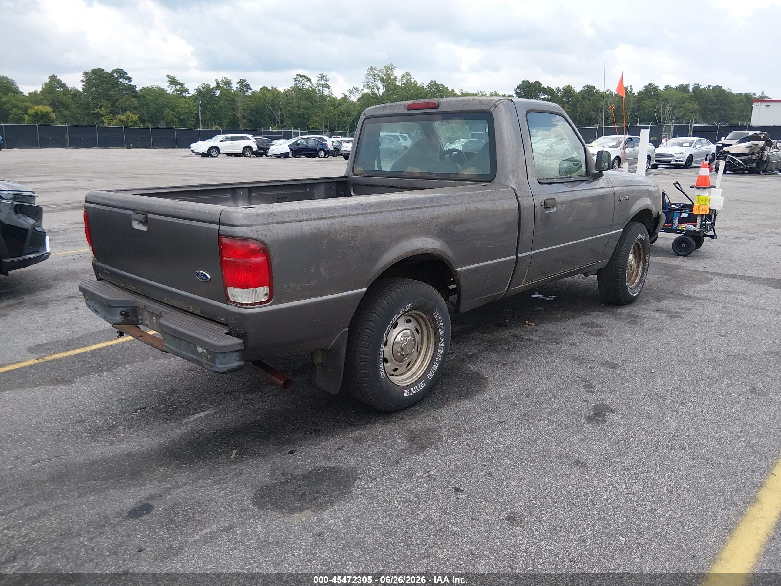 2000 Ford Ranger Xl/xlt Gray vin: 1FTYR10C8YTA05076