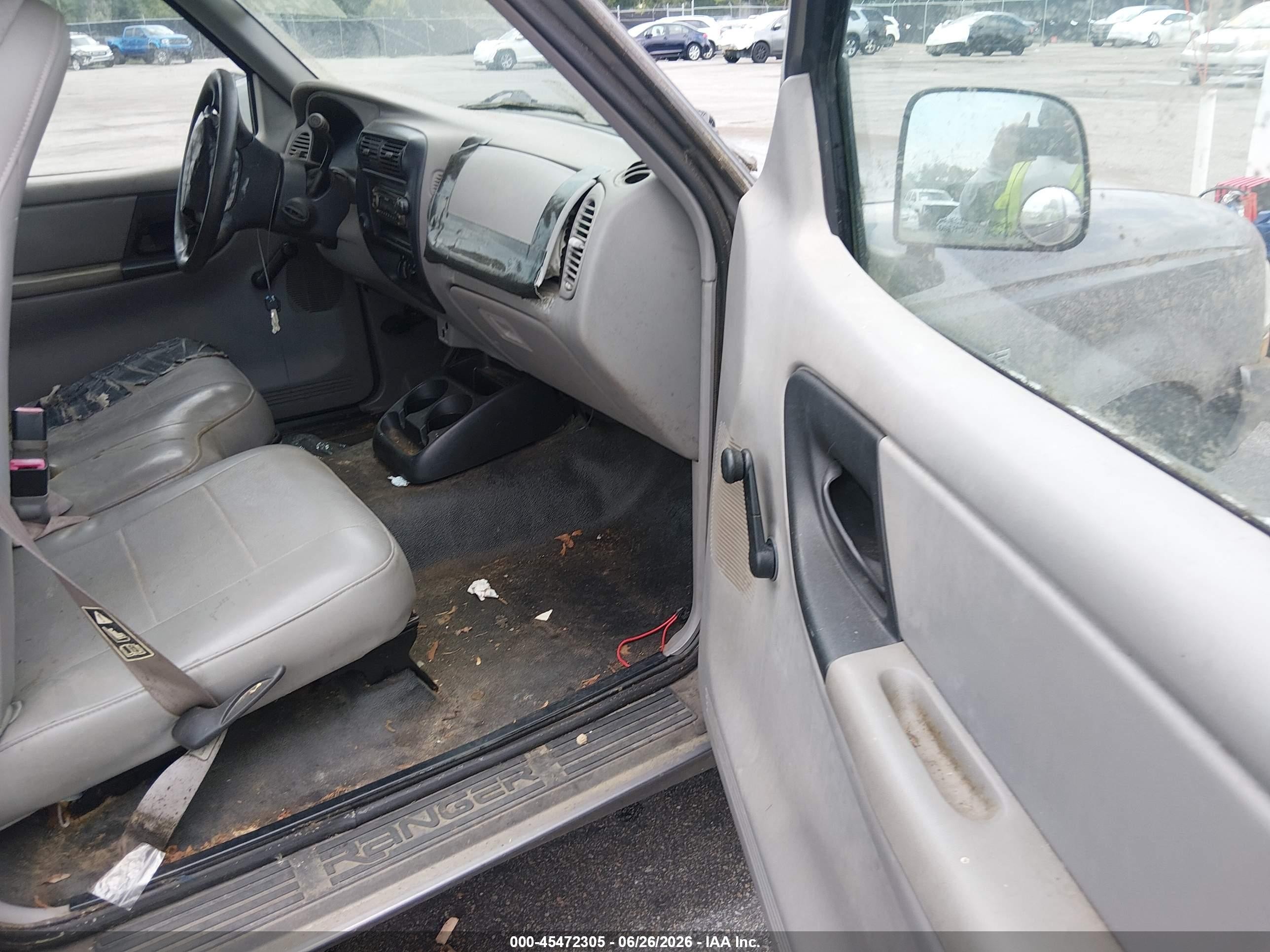 2000 Ford Ranger Xl/xlt Gray vin: 1FTYR10C8YTA05076