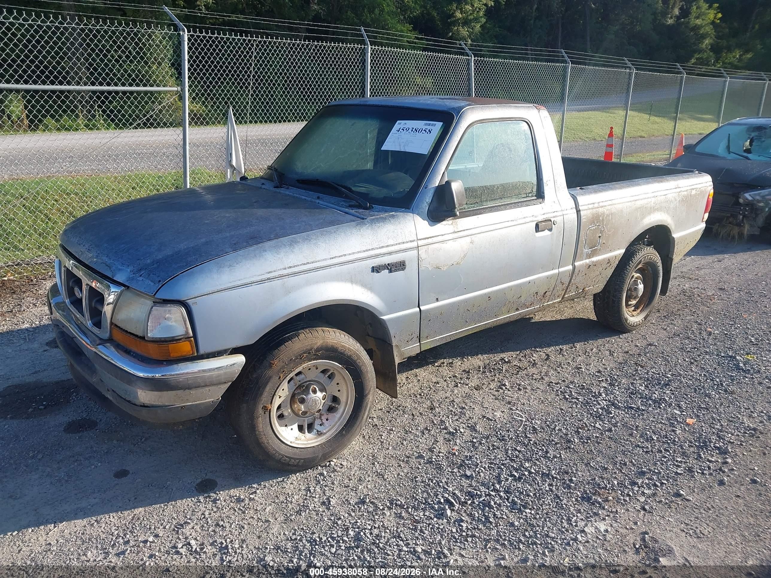 1998 Ford Ranger Splash/xl/xlt Blue vin: 1FTYR10C9WPA28811