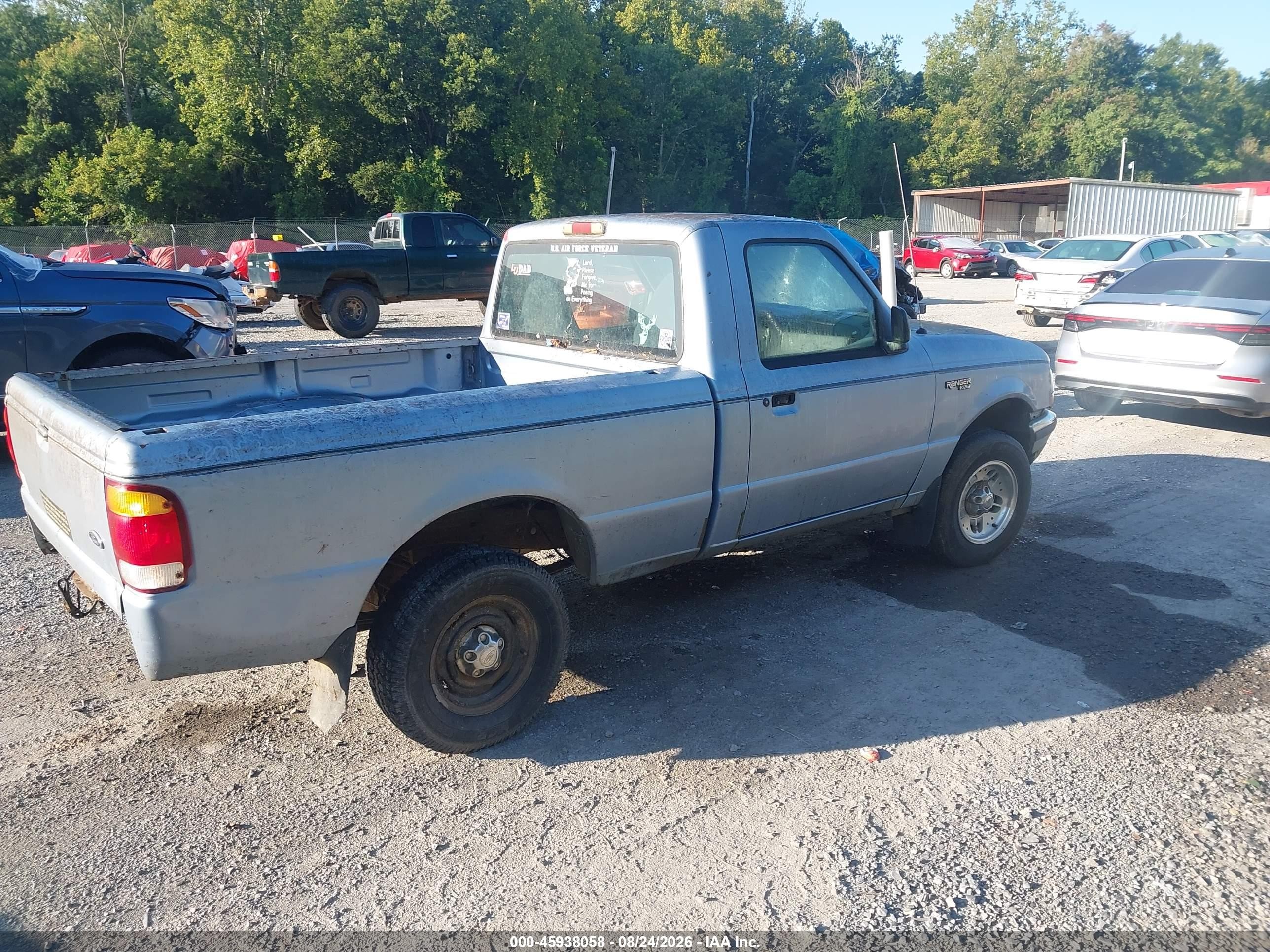 1998 Ford Ranger Splash/xl/xlt Blue vin: 1FTYR10C9WPA28811