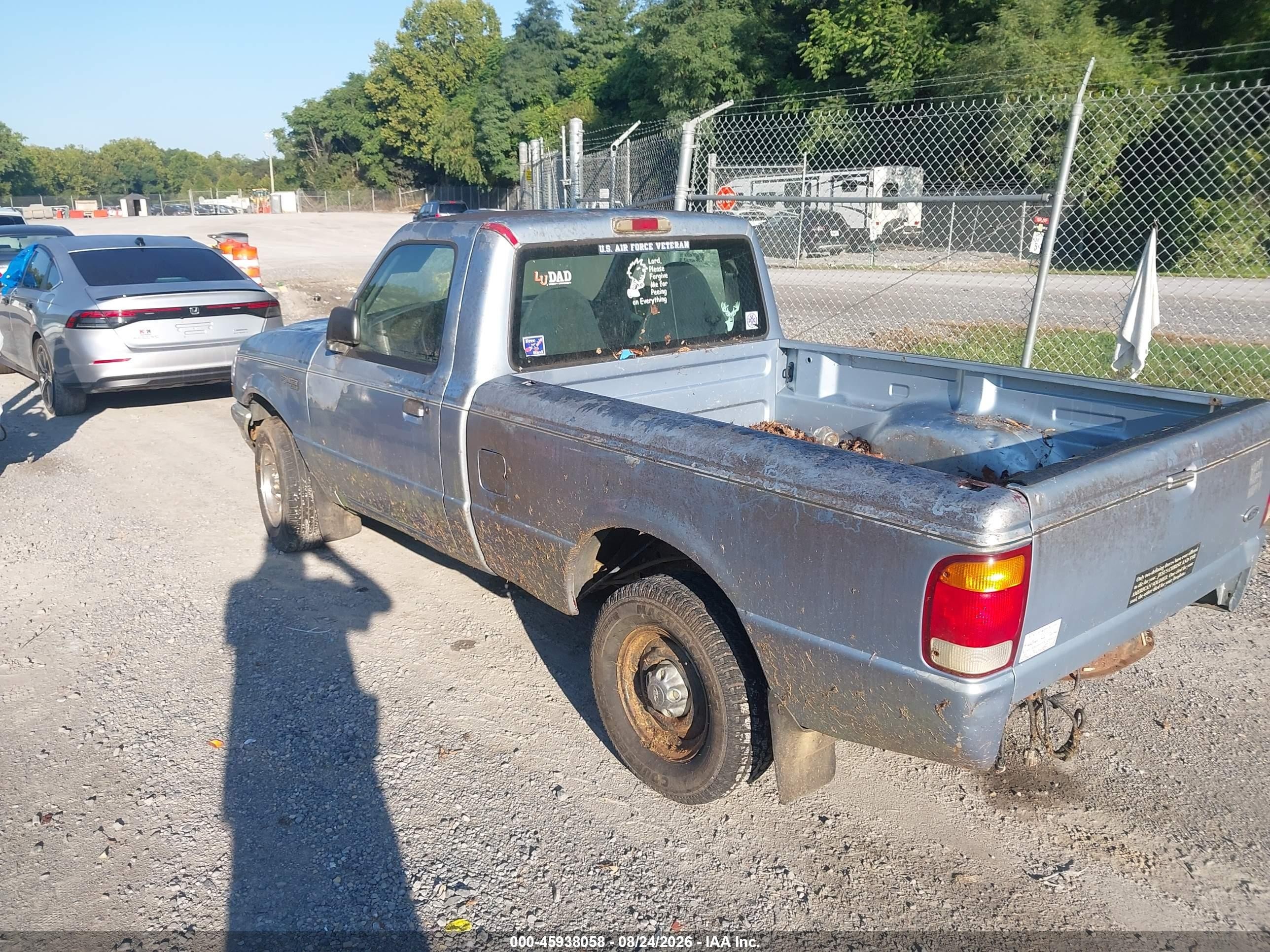 1998 Ford Ranger Splash/xl/xlt Blue vin: 1FTYR10C9WPA28811