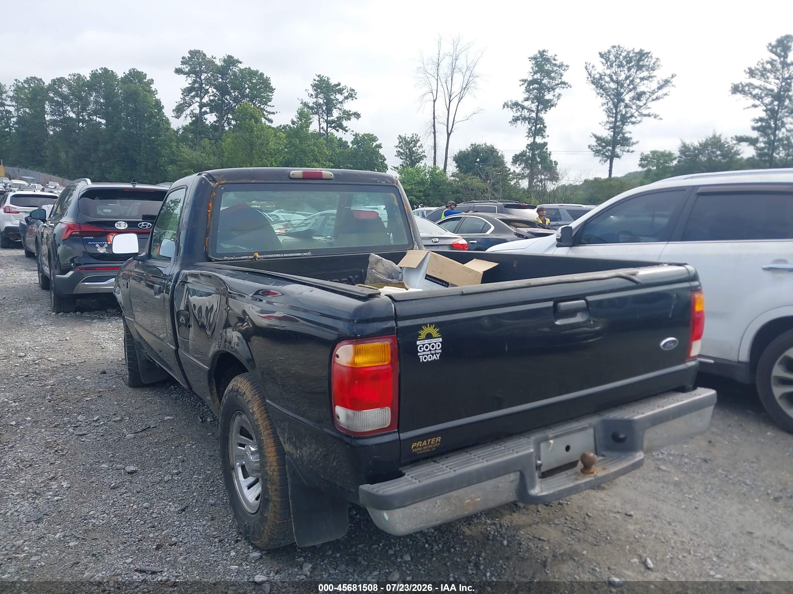 1999 Ford Ranger Xl/xlt Black vin: 1FTYR10C9XPB21135