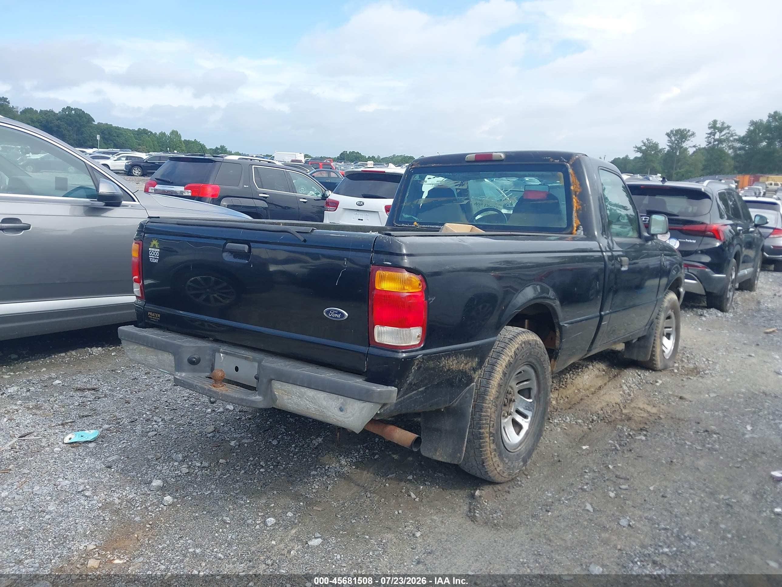 1999 Ford Ranger Xl/xlt Black vin: 1FTYR10C9XPB21135