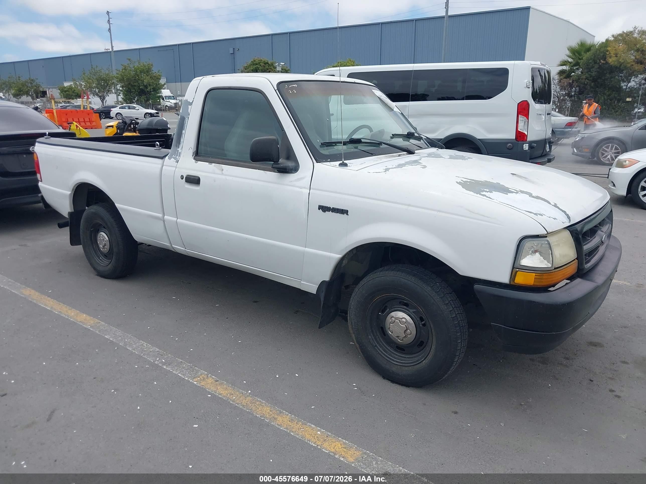 1999 Ford Ranger Xl/xlt Белый vin: 1FTYR10C9XUA11719