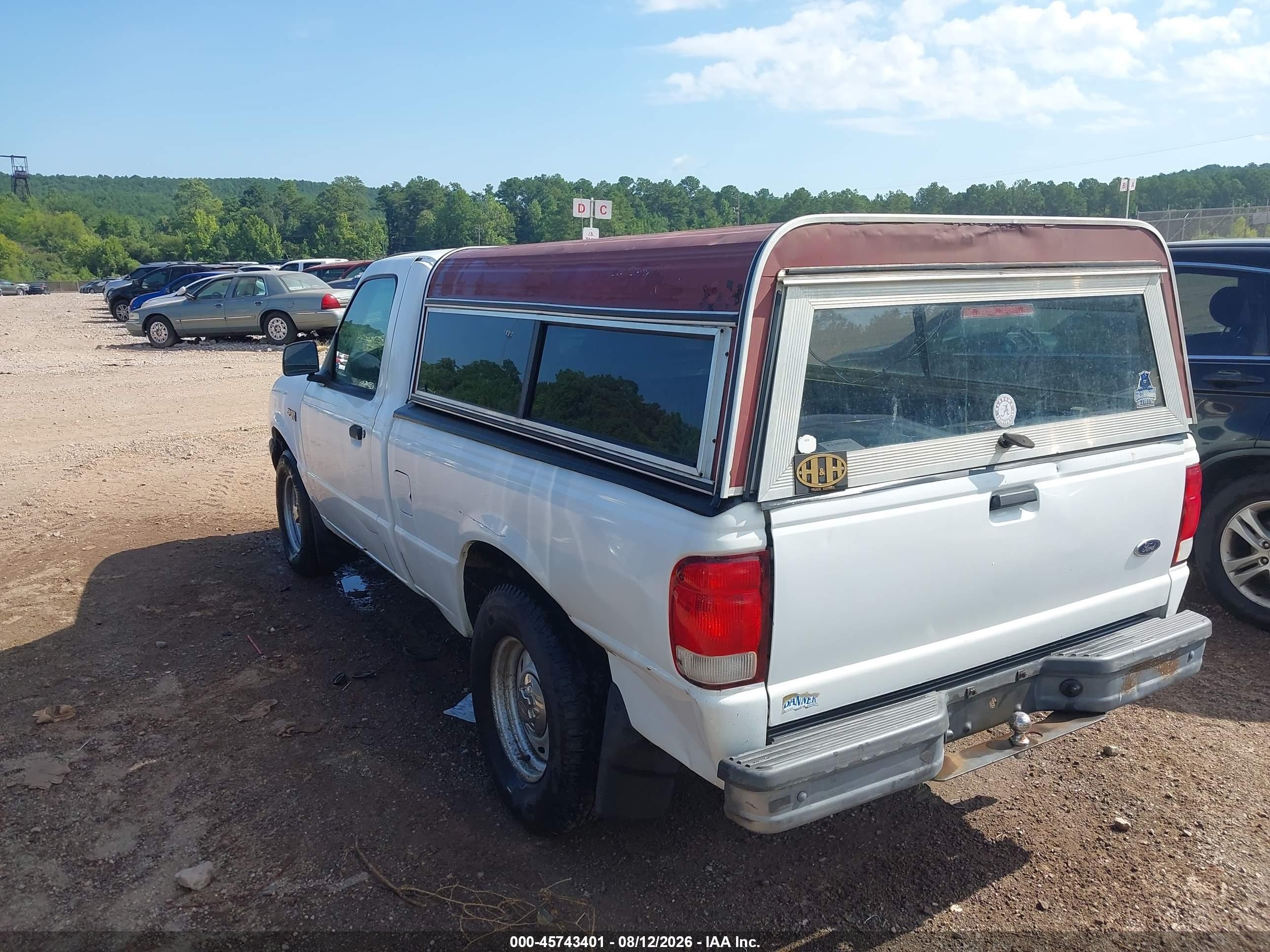 2000 Ford Ranger Xl/xlt White vin: 1FTYR10C9YPA11557
