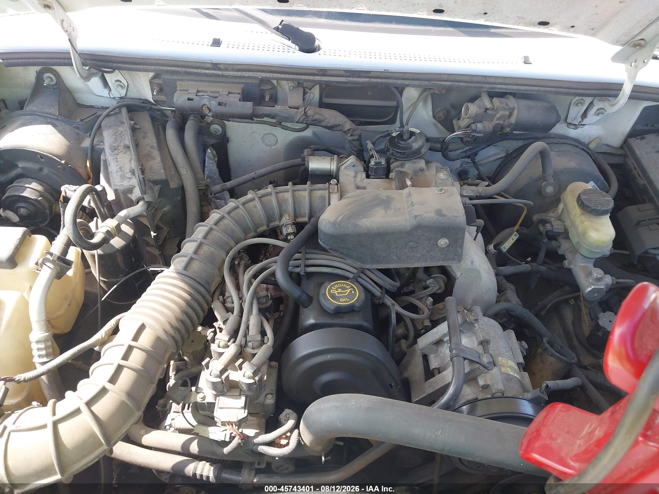 2000 Ford Ranger Xl/xlt White vin: 1FTYR10C9YPA11557