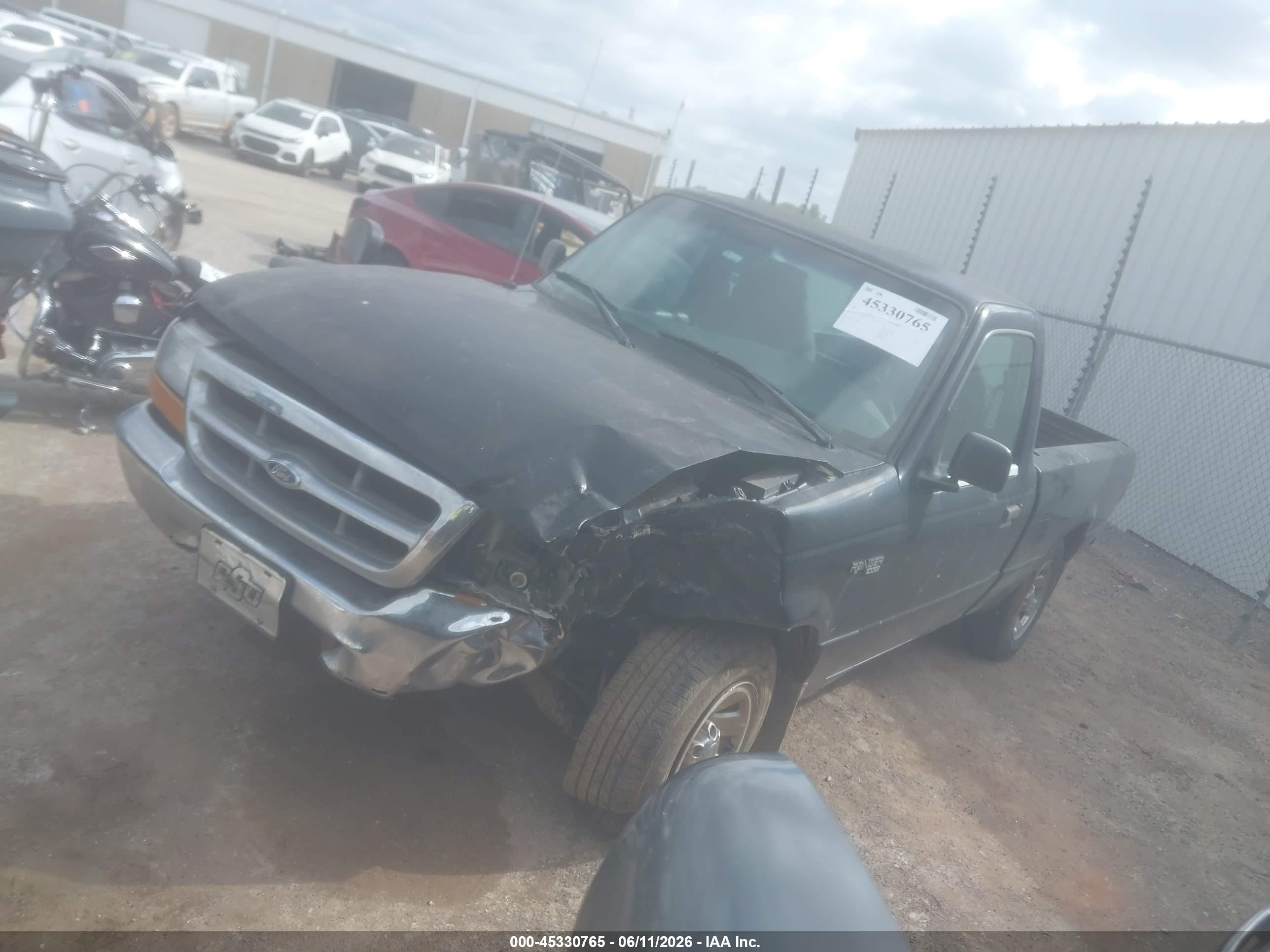 2000 Ford Ranger Xl/xlt Black vin: 1FTYR10C9YPB08015