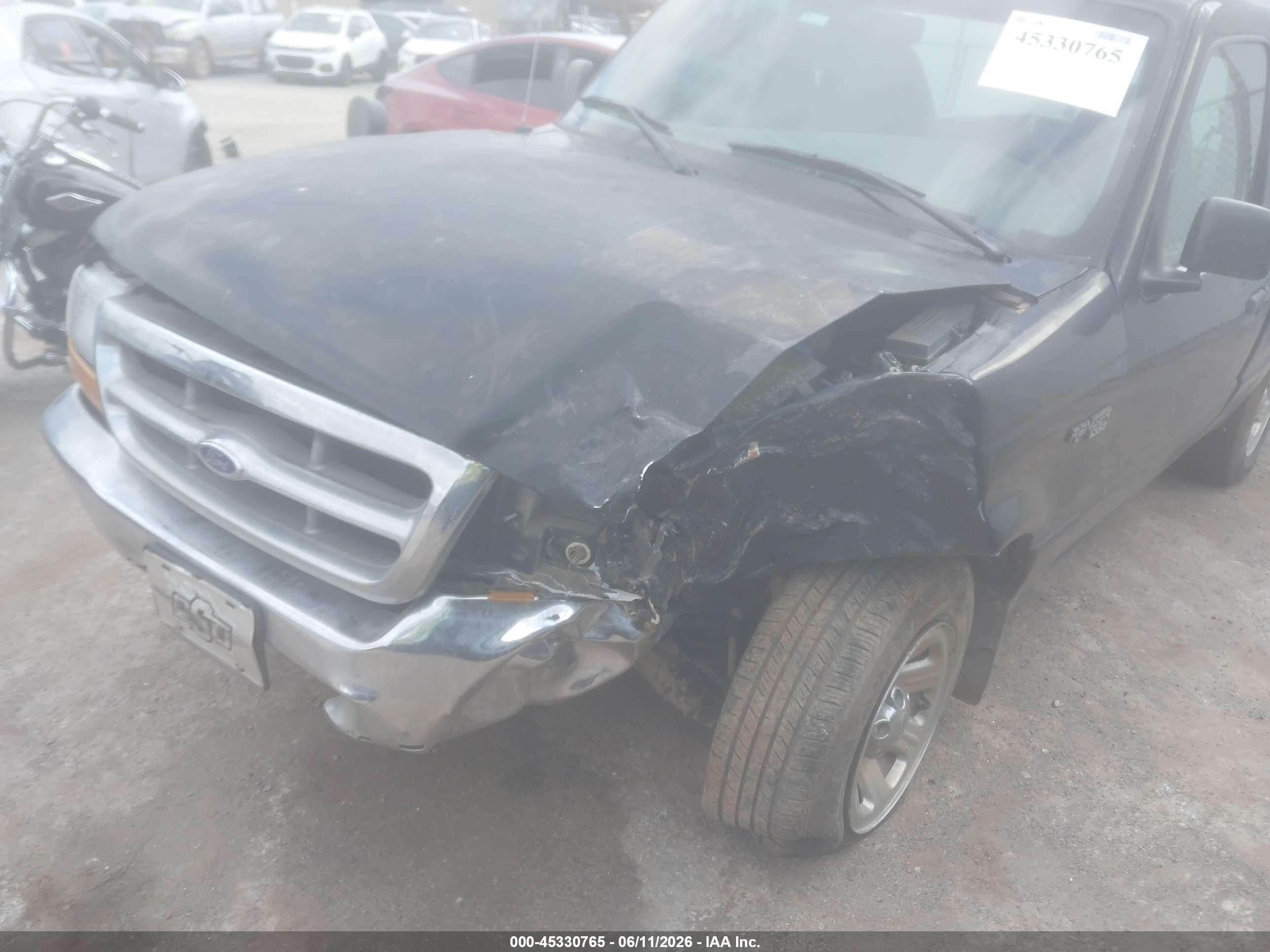 2000 Ford Ranger Xl/xlt Black vin: 1FTYR10C9YPB08015