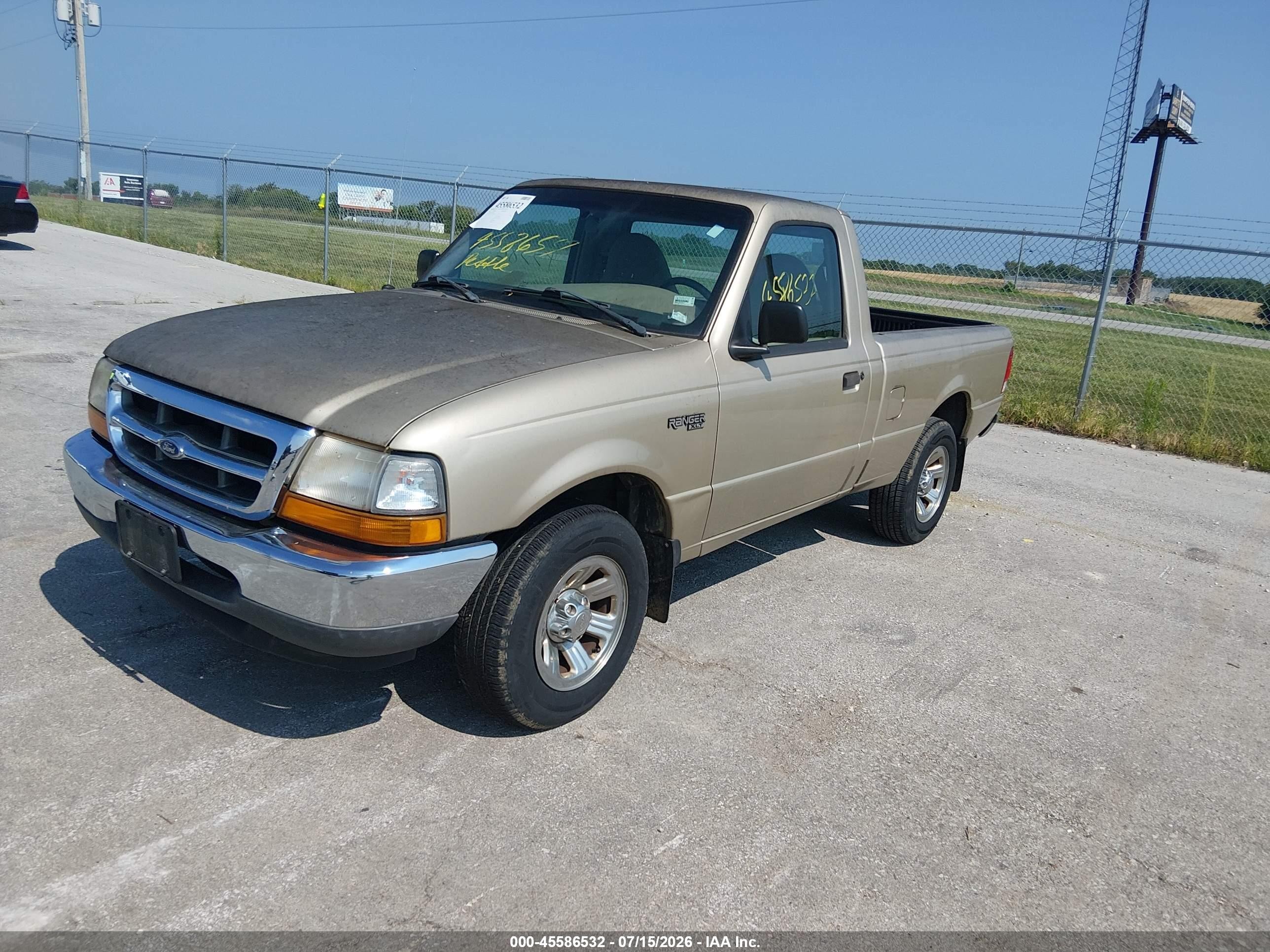 2000 Ford Ranger Xl/xlt Brown vin: 1FTYR10C9YPB39992