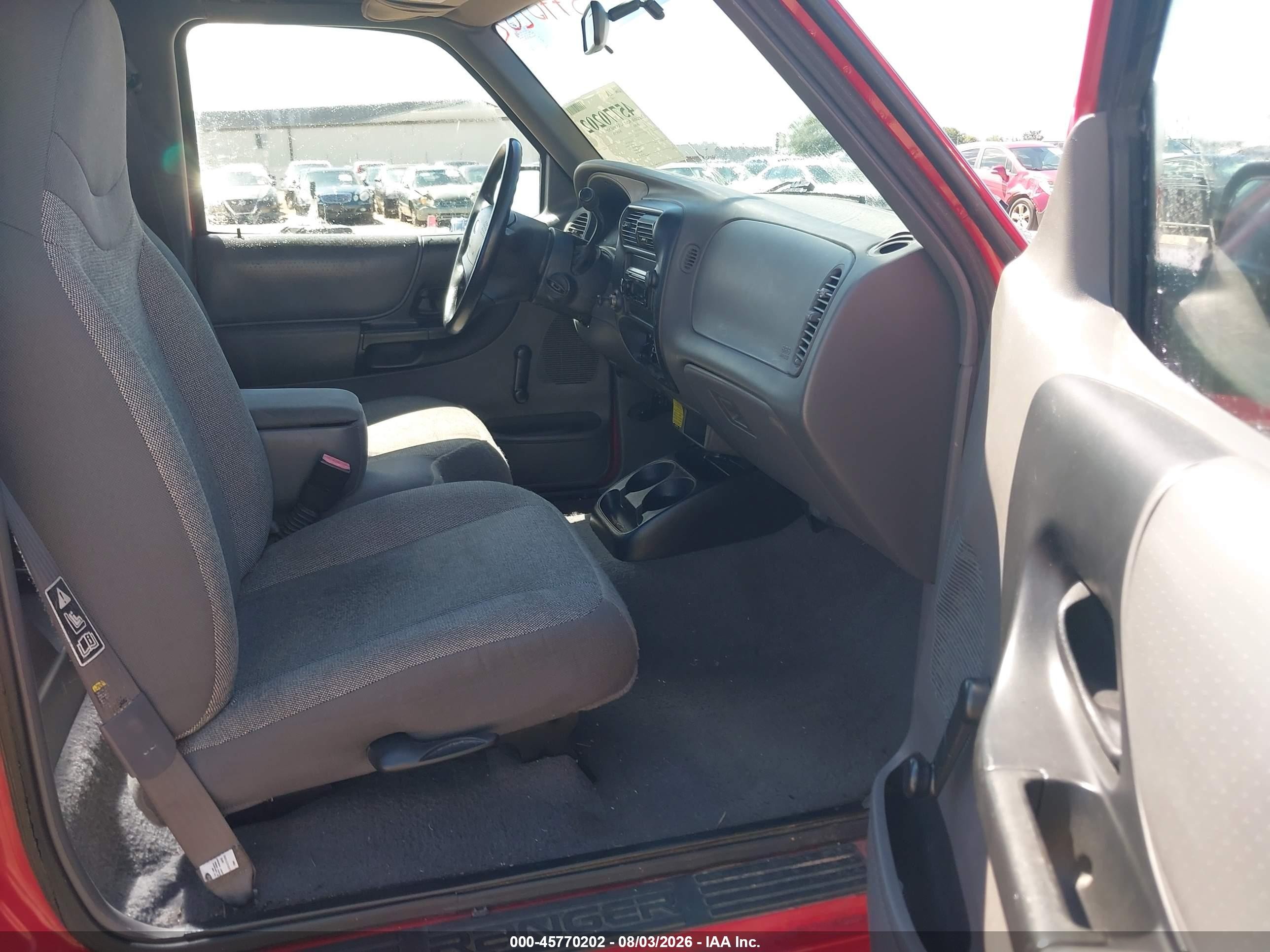 2001 Ford Ranger Xl/xlt Red vin: 1FTYR10CX1TA36139