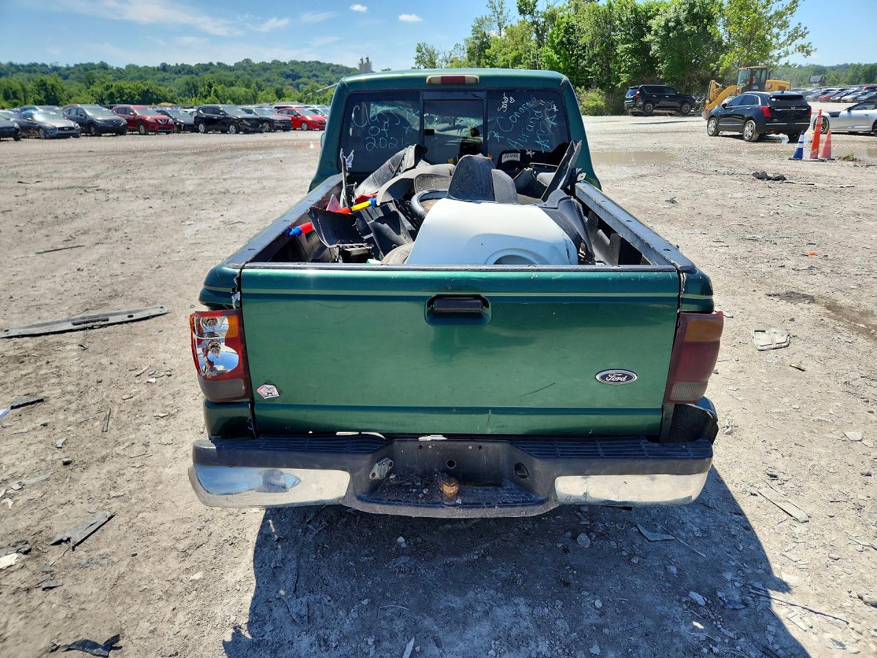 1999 Ford Ranger Green vin: 1FTYR10CXXTA97371