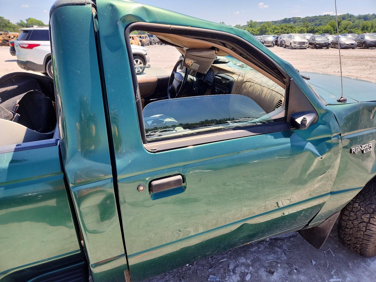 1999 Ford Ranger Green vin: 1FTYR10CXXTA97371